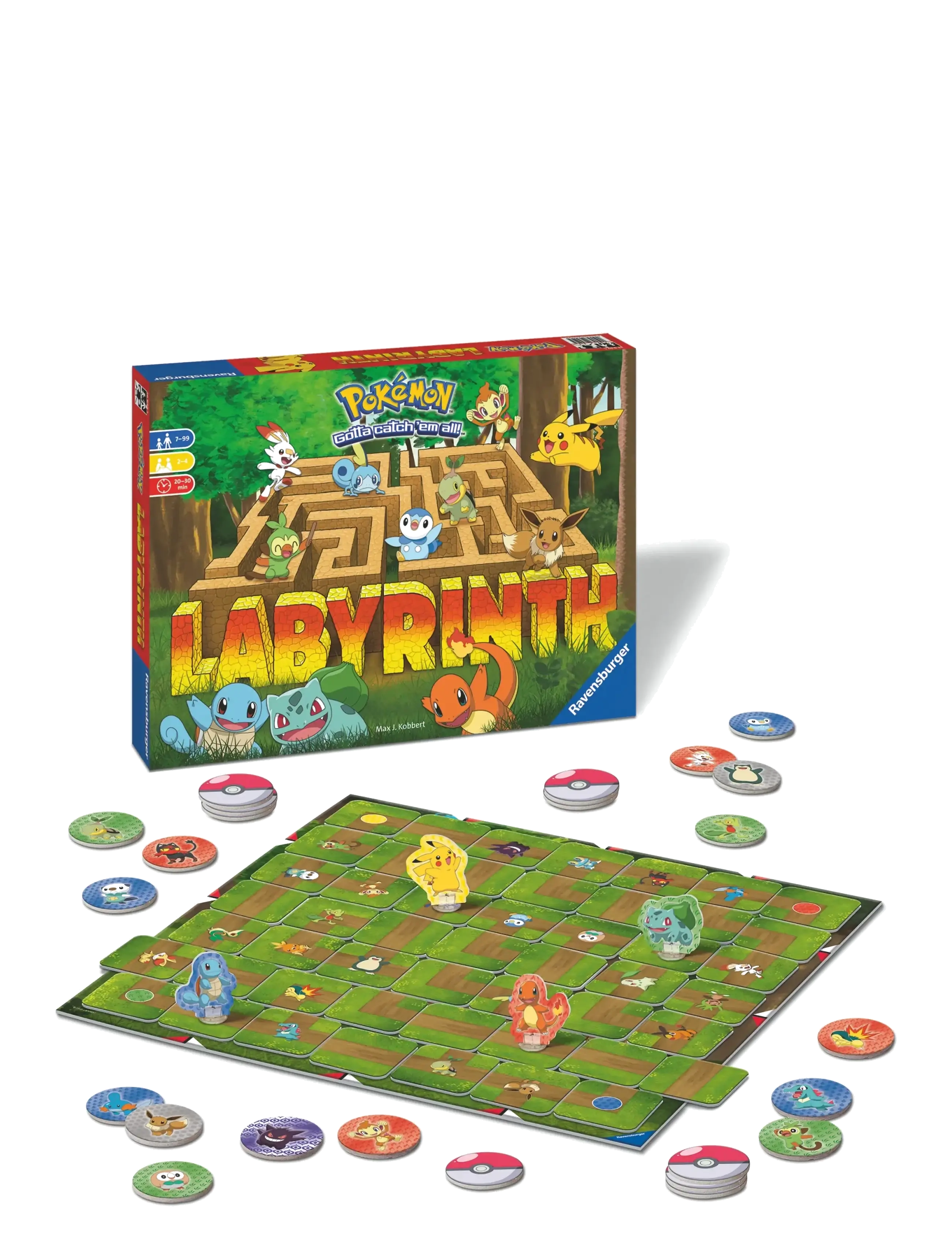 Ravensburger Pokémon Labyrinth SV/DA/NO/FI/IS - Puzzles & Games - MULTI COLOURED / multi