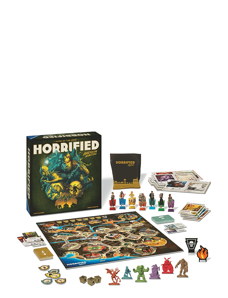 Ravensburger - Horrified Am. Monsters EN - borðspil - multi coloured - 0