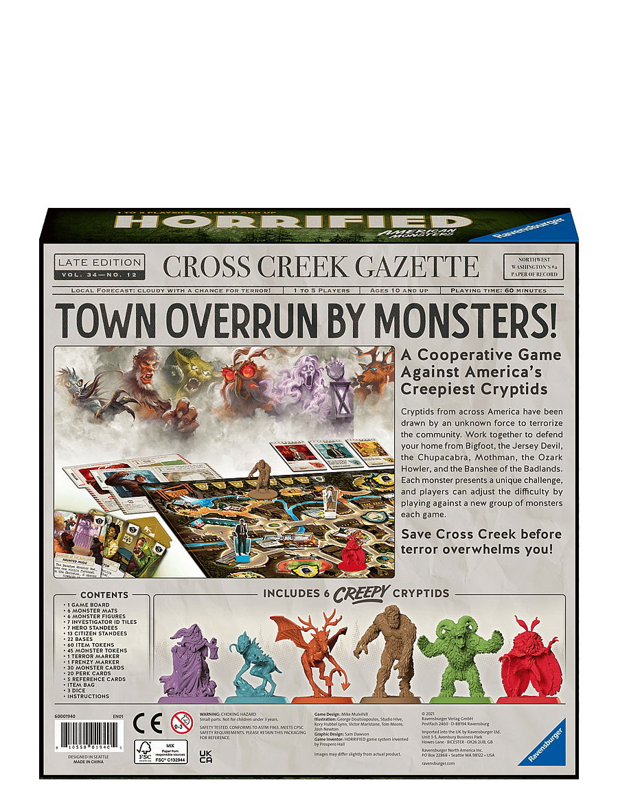 Ravensburger - Horrified Am. Monsters EN - borðspil - multi coloured - 4