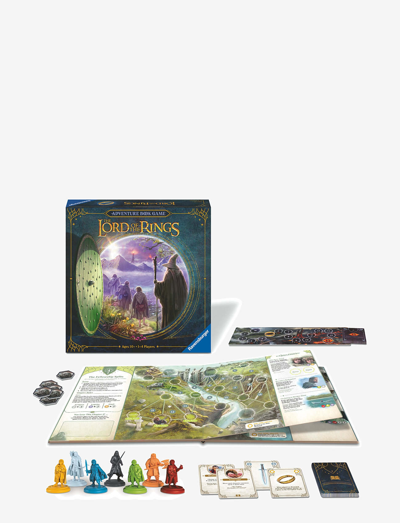 Ravensburger - Adventure Book Game Lord of the Rings EN - brætspil - multi coloured - 0