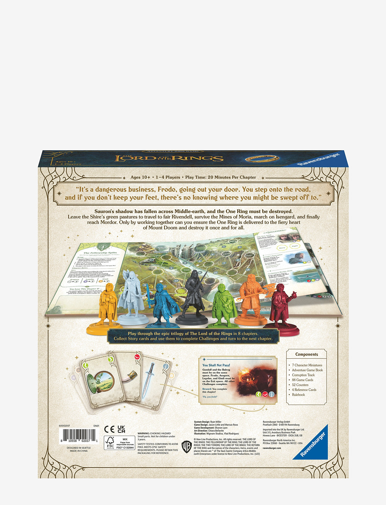 Ravensburger - Adventure Book Game Lord of the Rings EN - brætspil - multi coloured - 3