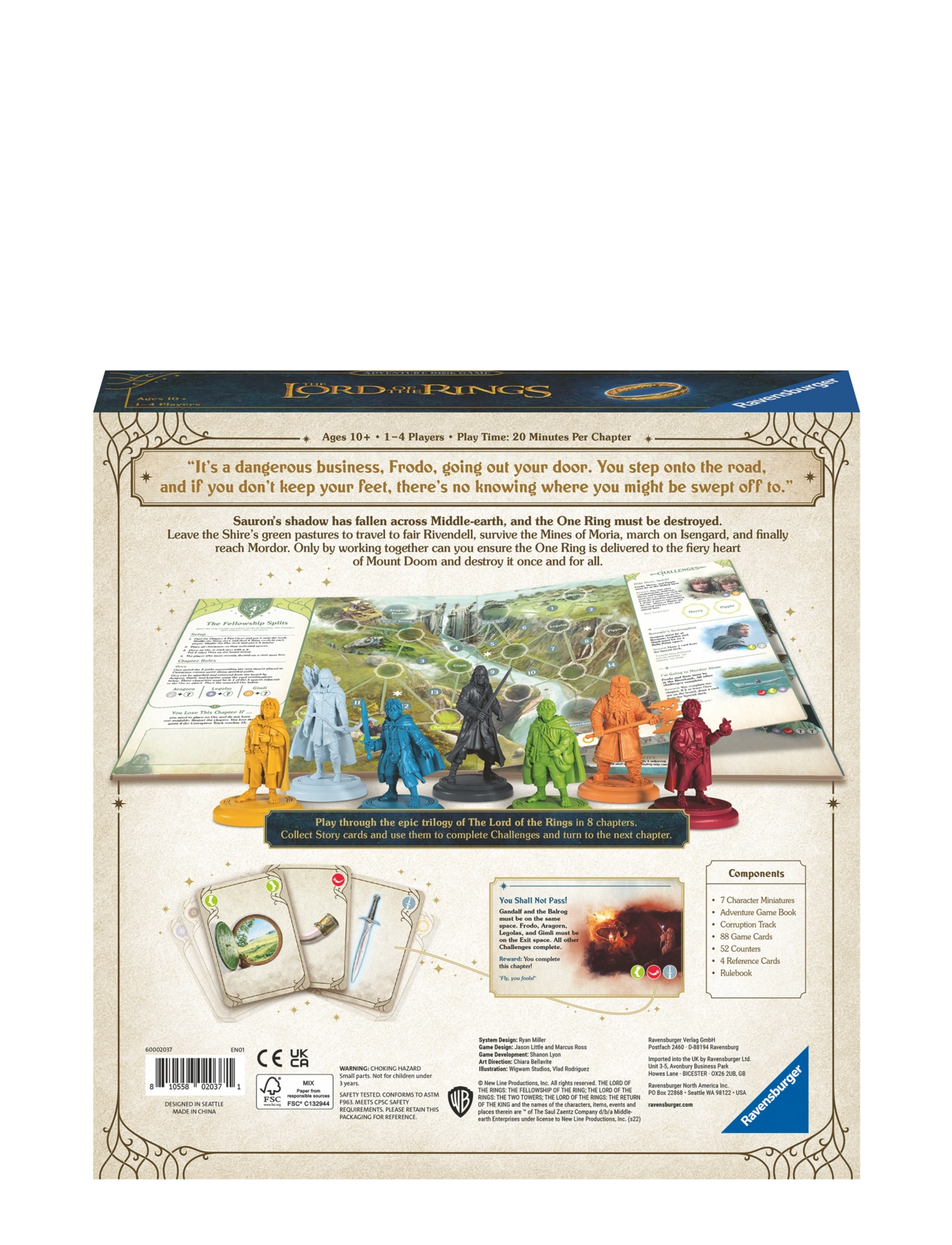 Ravensburger - Adventure Book Game Lord of the Rings EN - spil - multi coloured - 3