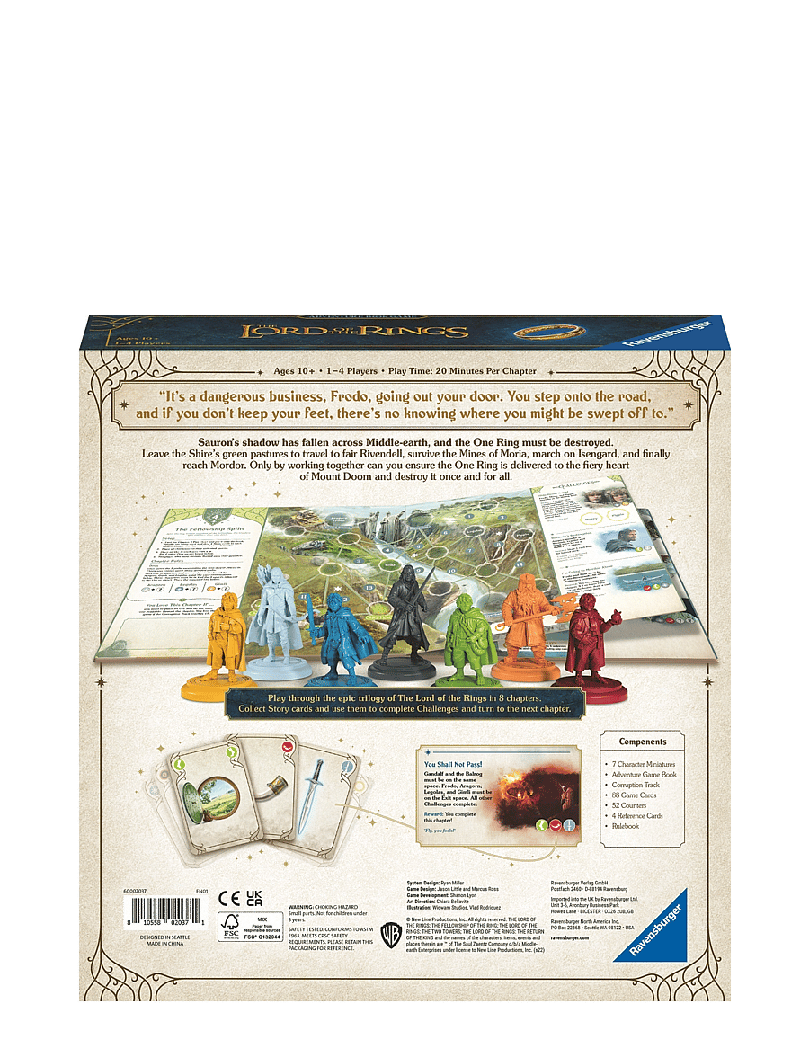 Ravensburger - Lord Of The Rings Adventure Book Game EN - borðspil - multi coloured - 3
