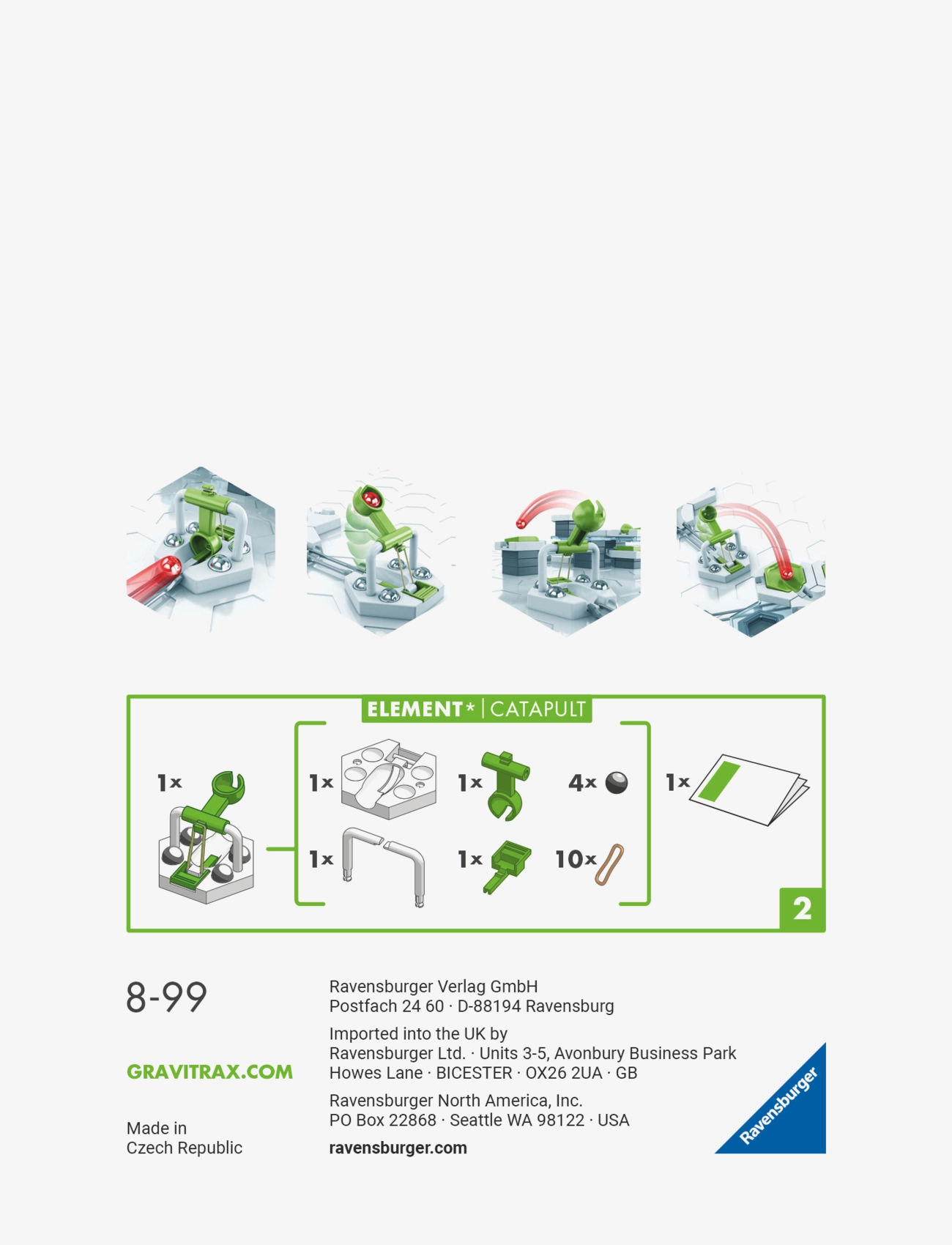 Ravensburger - GraviTrax Element Catapult - kulebane - multi coloured - 2