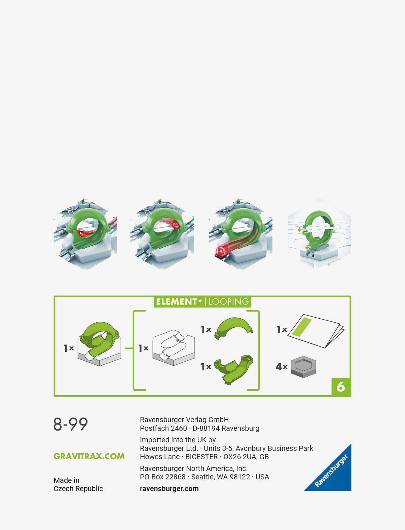Ravensburger - GraviTrax Element Looping - julegaver under 300kr - multi coloured - 2