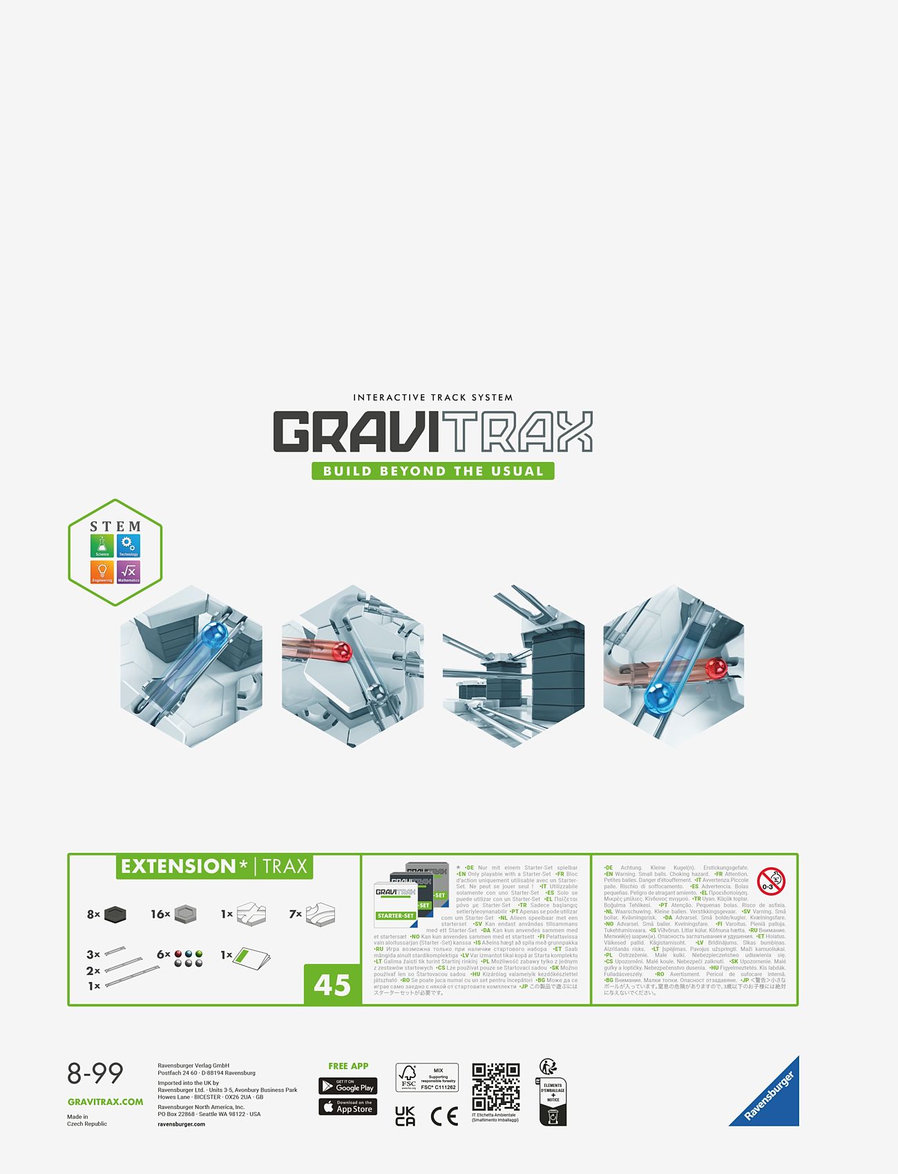 Ravensburger - GraviTrax Extension Trax - laveste priser - multi coloured - 2