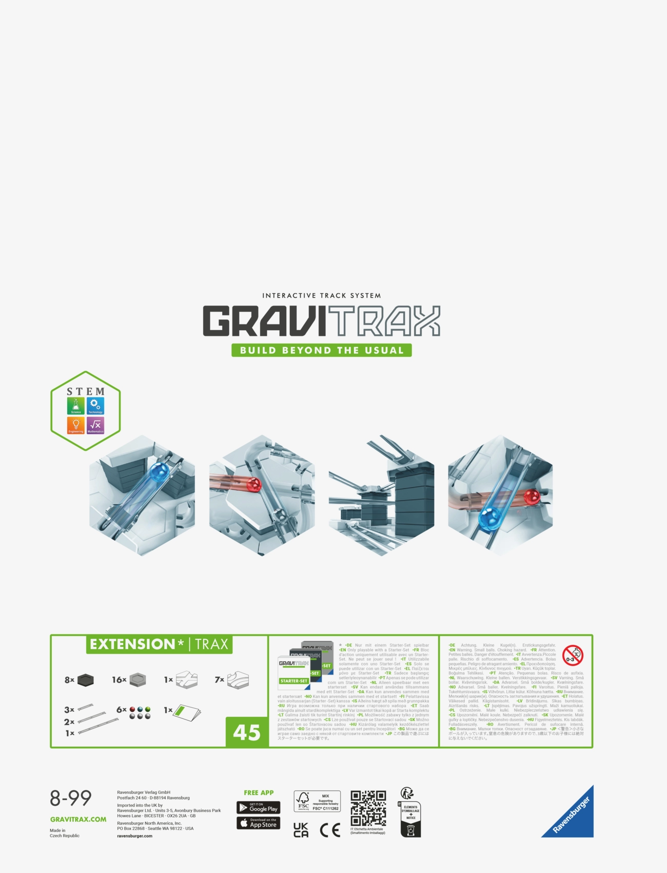 Ravensburger - GraviTrax Extension Trax - birthday gifts - multi coloured - 2