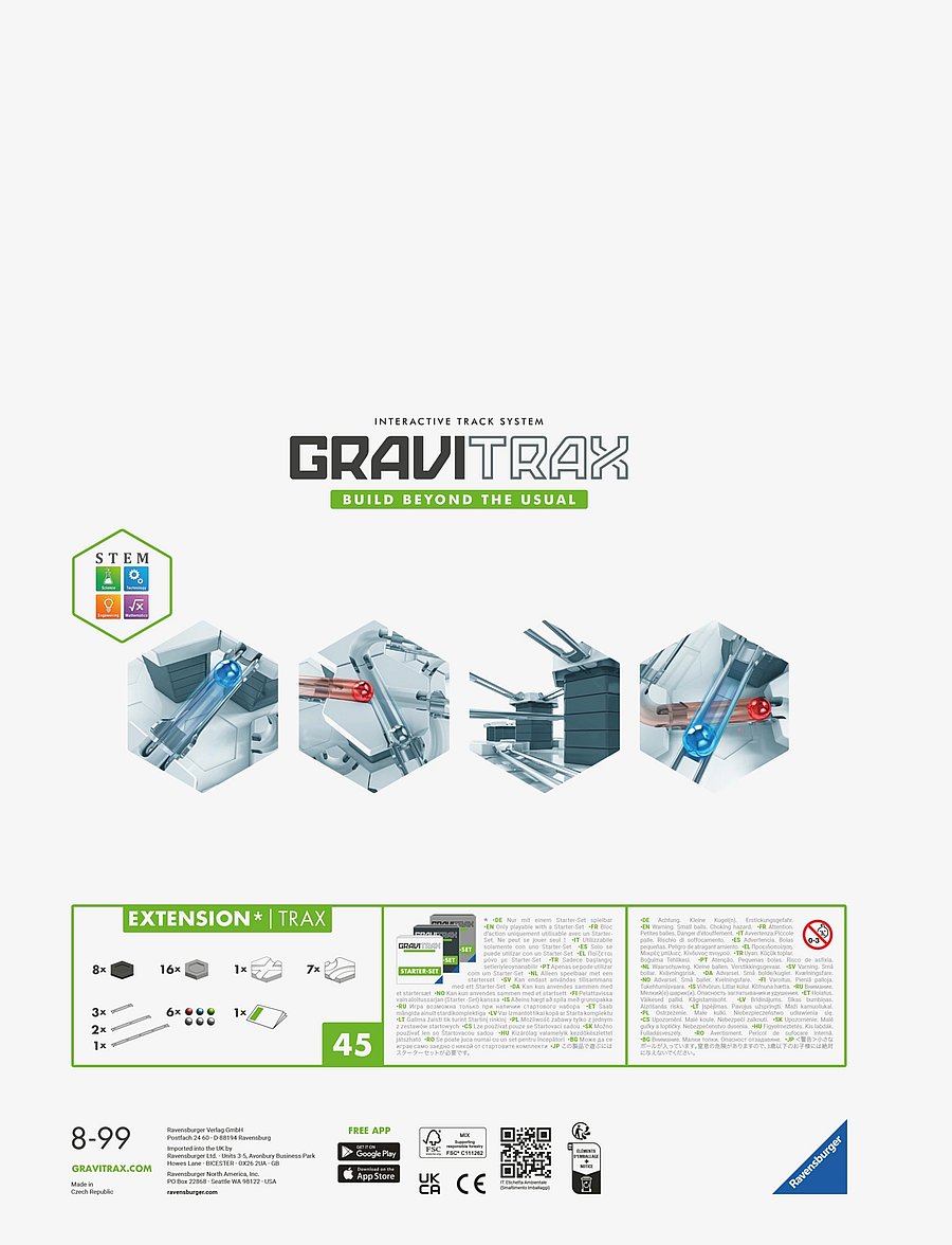 Ravensburger - GraviTrax Extension Trax - birthday gifts - multi coloured - 2