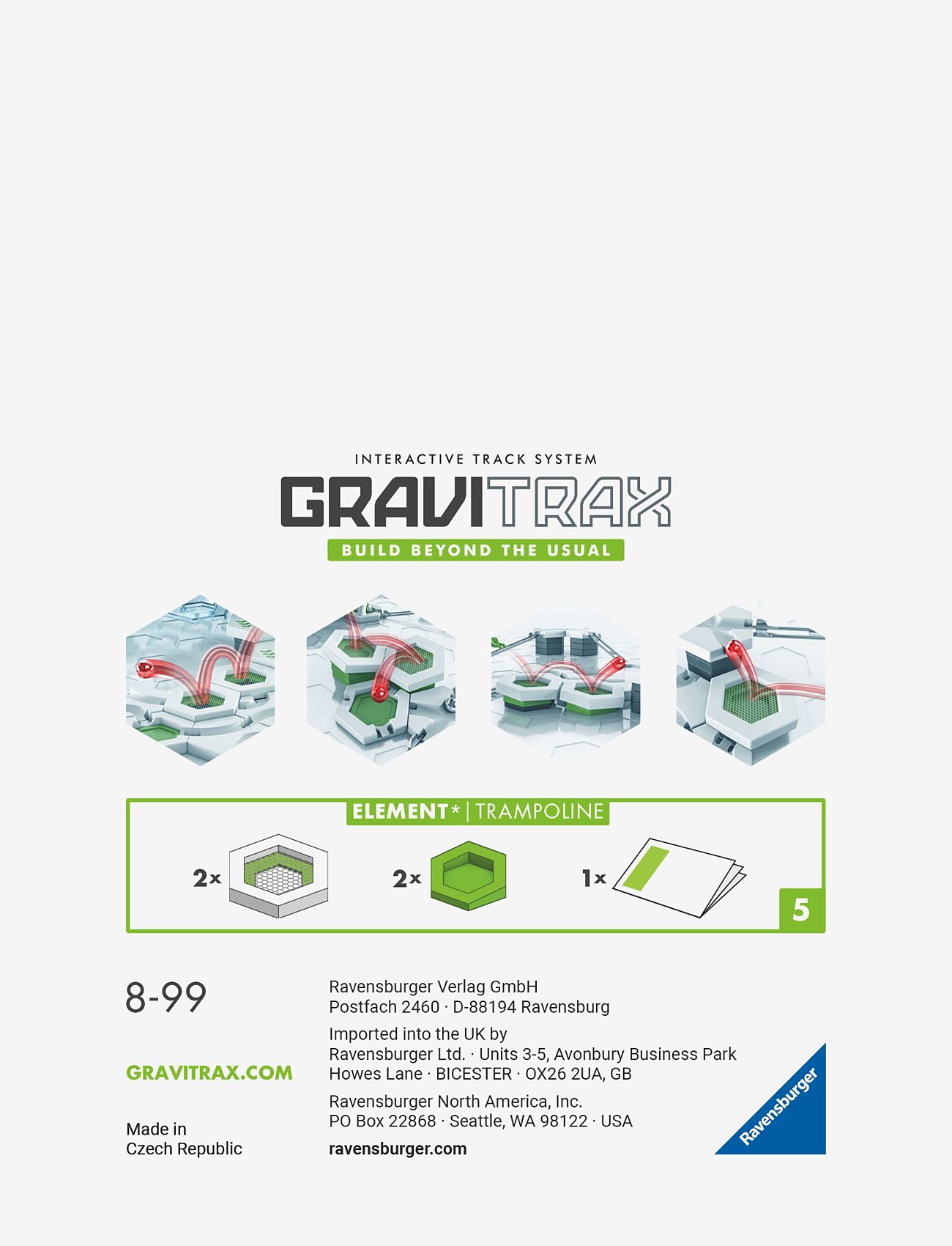 Ravensburger - GraviTrax Element Trampoline - julegaver under 300kr - multi coloured - 2