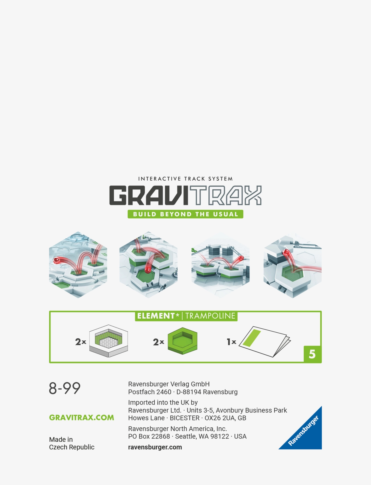 Ravensburger - GraviTrax Element Trampoline - kulebane - multi coloured - 2