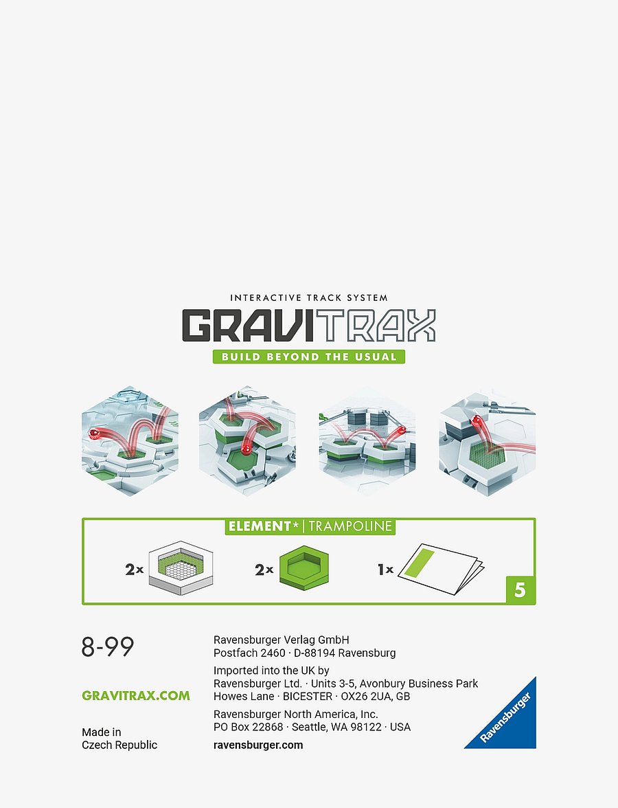 Ravensburger - GraviTrax Element Trampoline - kulbanor - multi coloured - 2