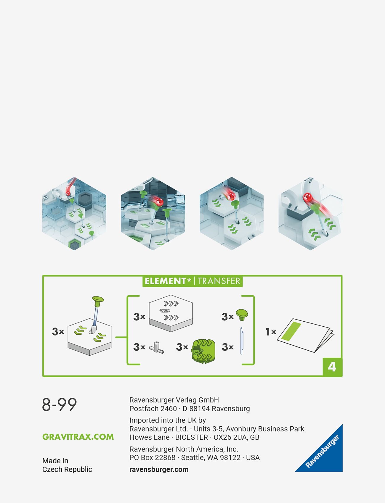 Ravensburger - GraviTrax Element Transfer - julegaver under 300kr - multi coloured - 2