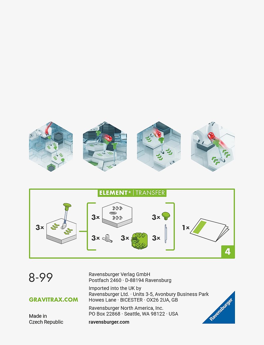 Ravensburger - GraviTrax Element Transfer - kulbanor - multi coloured - 2