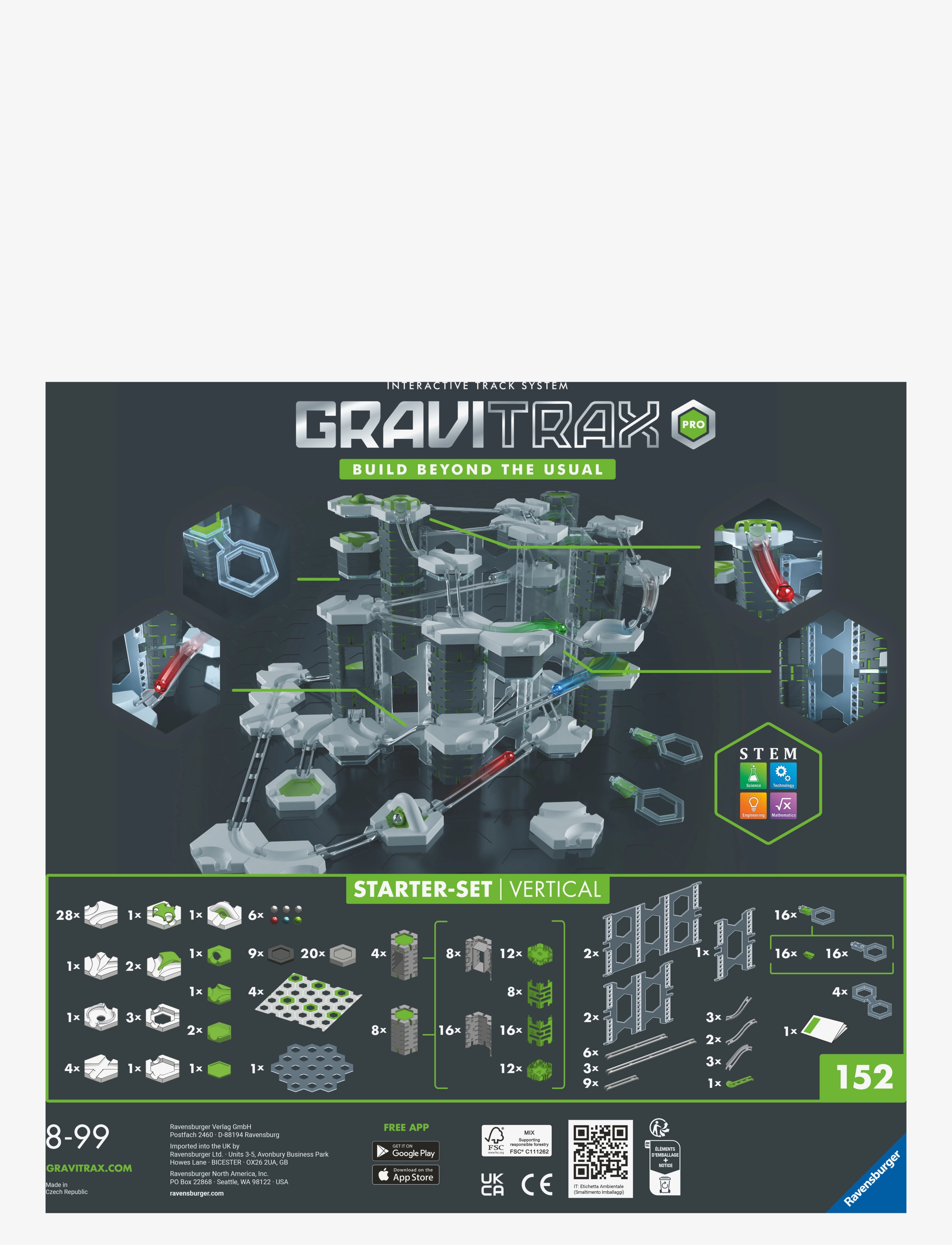 Ravensburger - GraviTrax PRO Starter-Set Vertical - kulbanor - multi coloured - 2