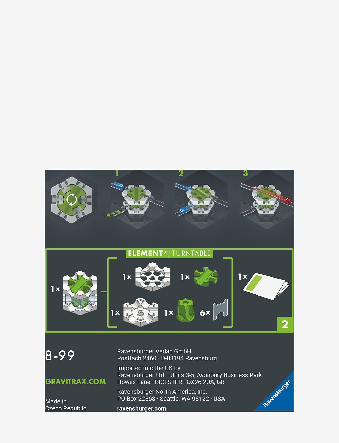 Ravensburger - GraviTrax PRO Element Turntable - experiment & vetenskap - multi coloured - 2