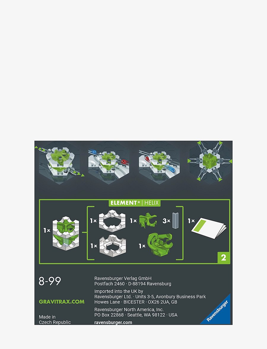 Ravensburger - GraviTrax PRO Element Helix - kulbanor - multi coloured - 2