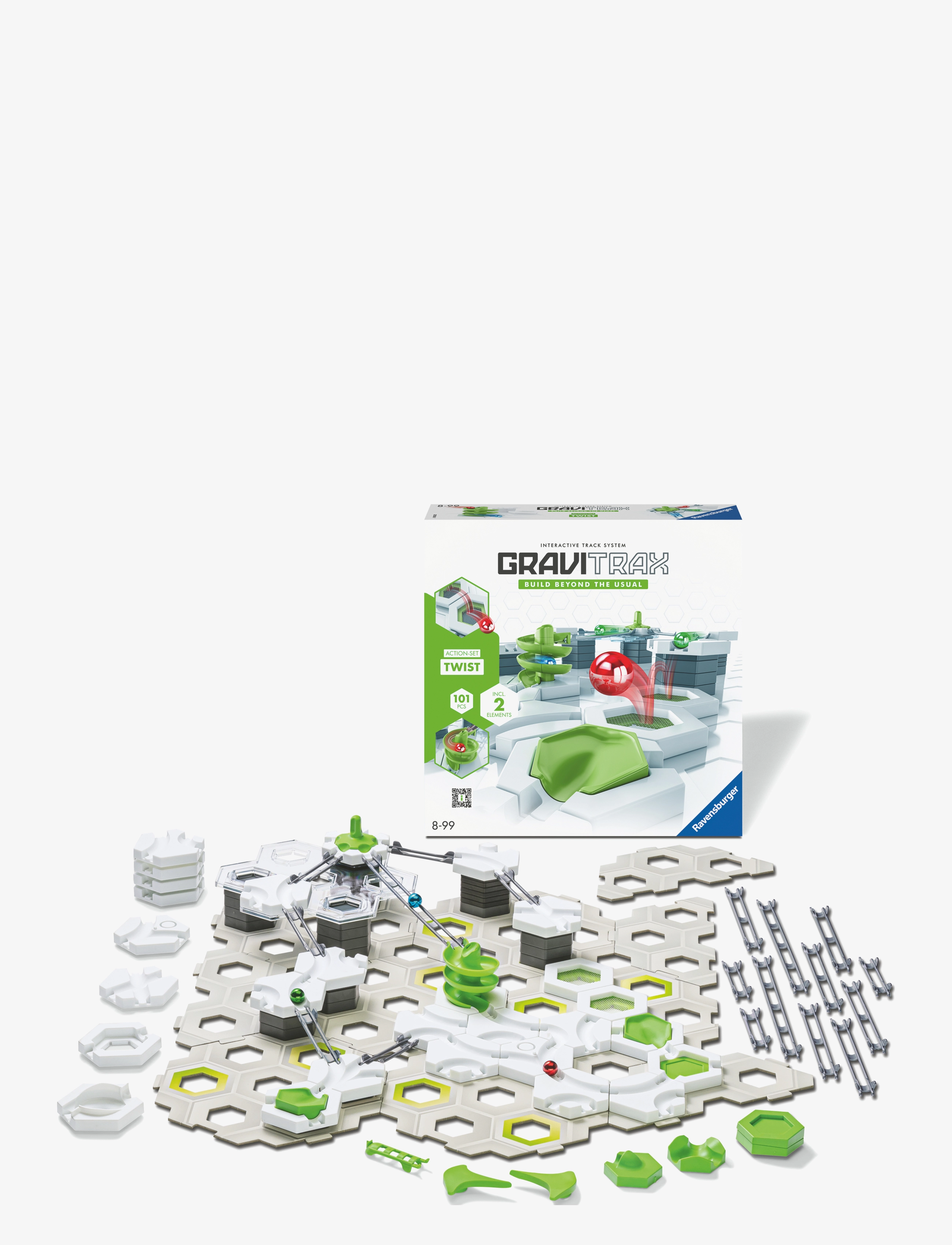 Ravensburger Gravitrax Action-Set Twist, Børn, Ball Tracks, Multi/mønstret, Str: SWEDISH