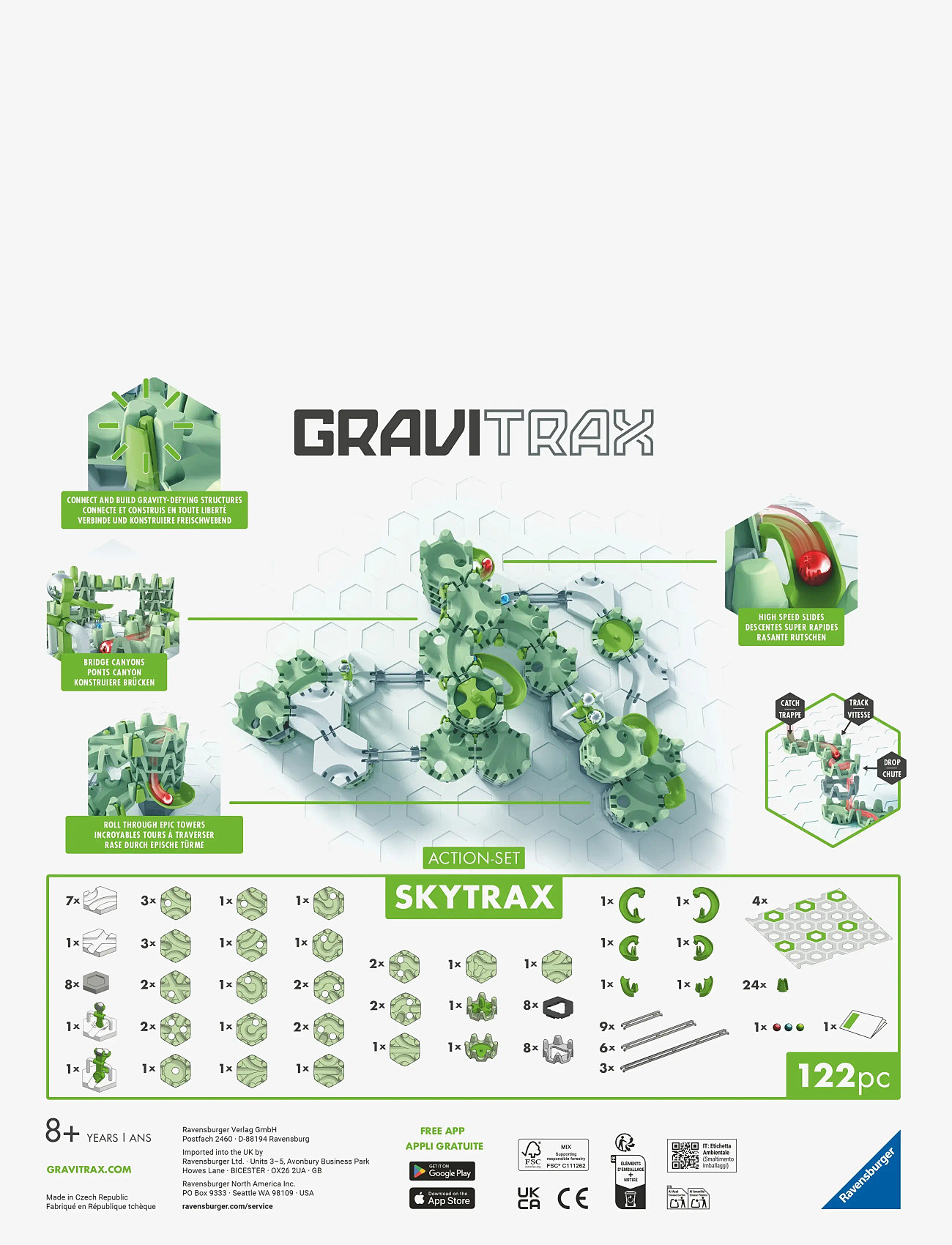 Ravensburger - GraviTrax Action-Set Skytrax - kulbanor - multi coloured - 3