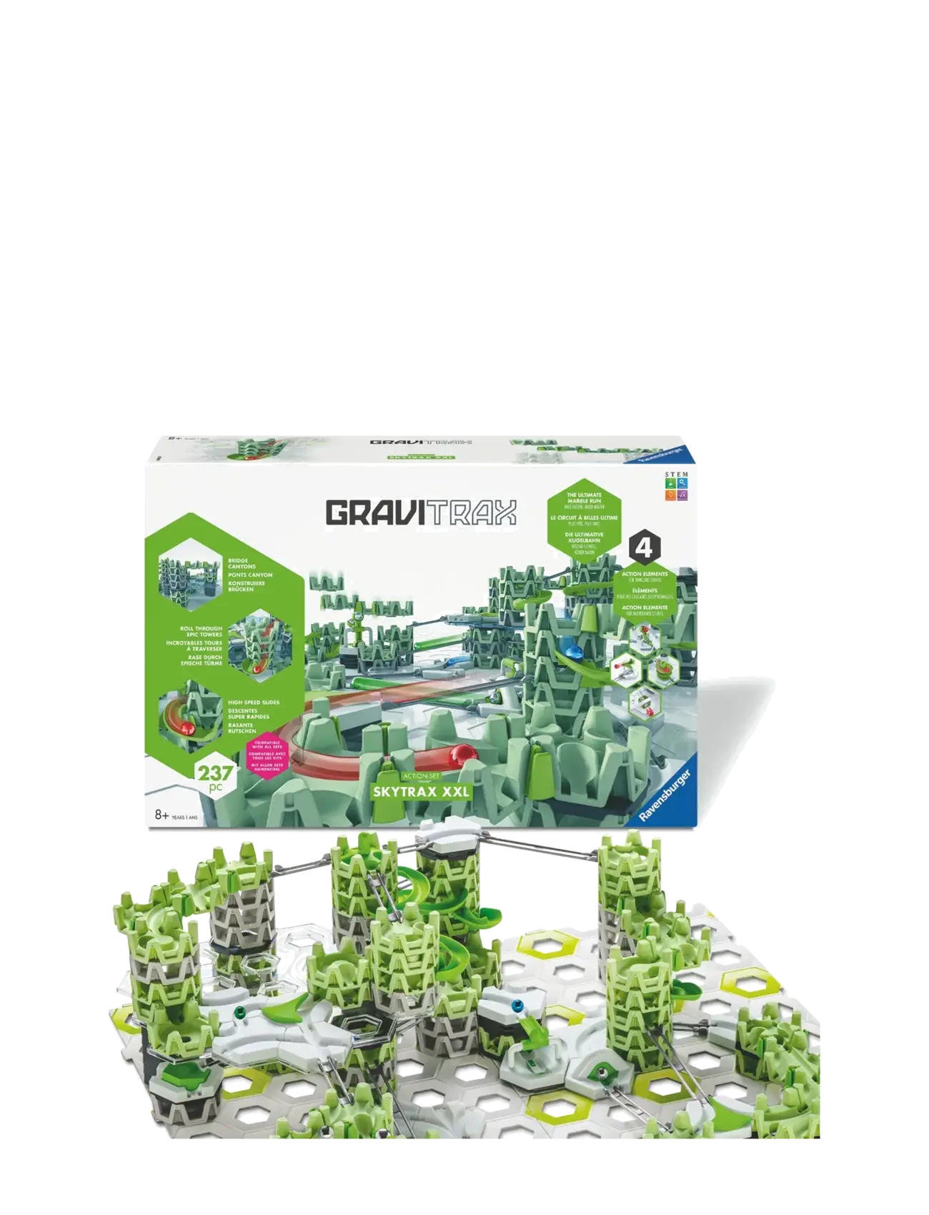 Ravensburger - GraviTrax Action-Set Skytrax XXL - kuularadat - multi coloured - 2