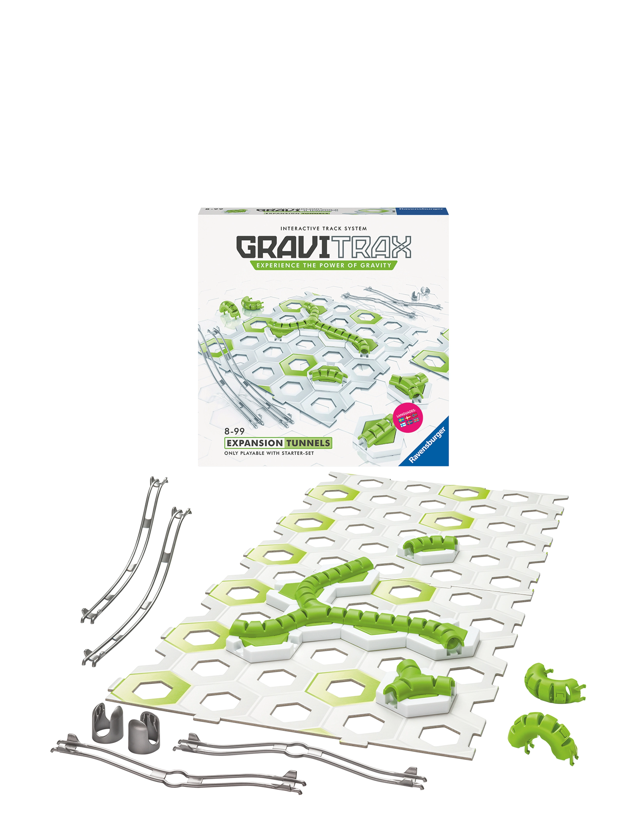 Ravensburger - GraviTrax Tunnels SV/DA/NO/FI/IS/EN - kuularadat - multi coloured - 2