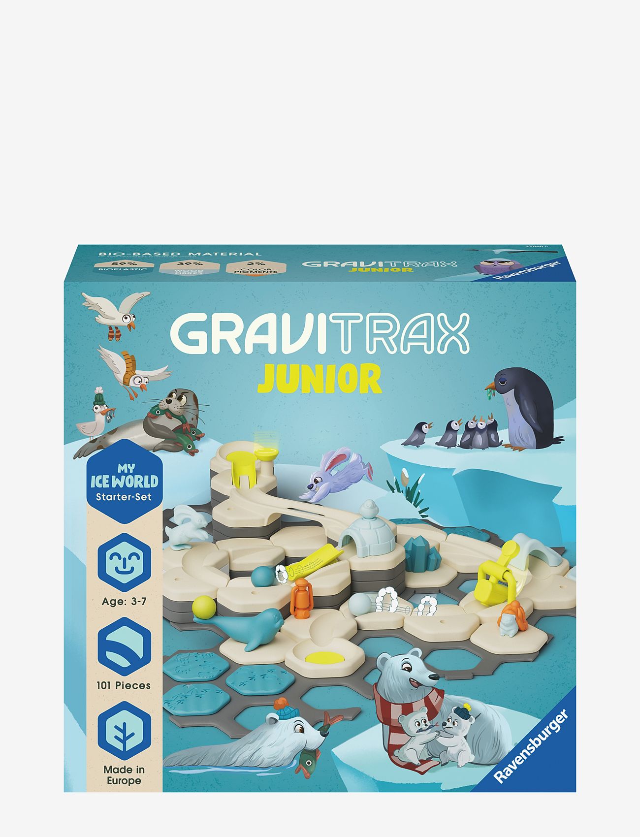 Ravensburger - GraviTrax Junior Starter-Set Ice - ball tracks - multi coloured - 0