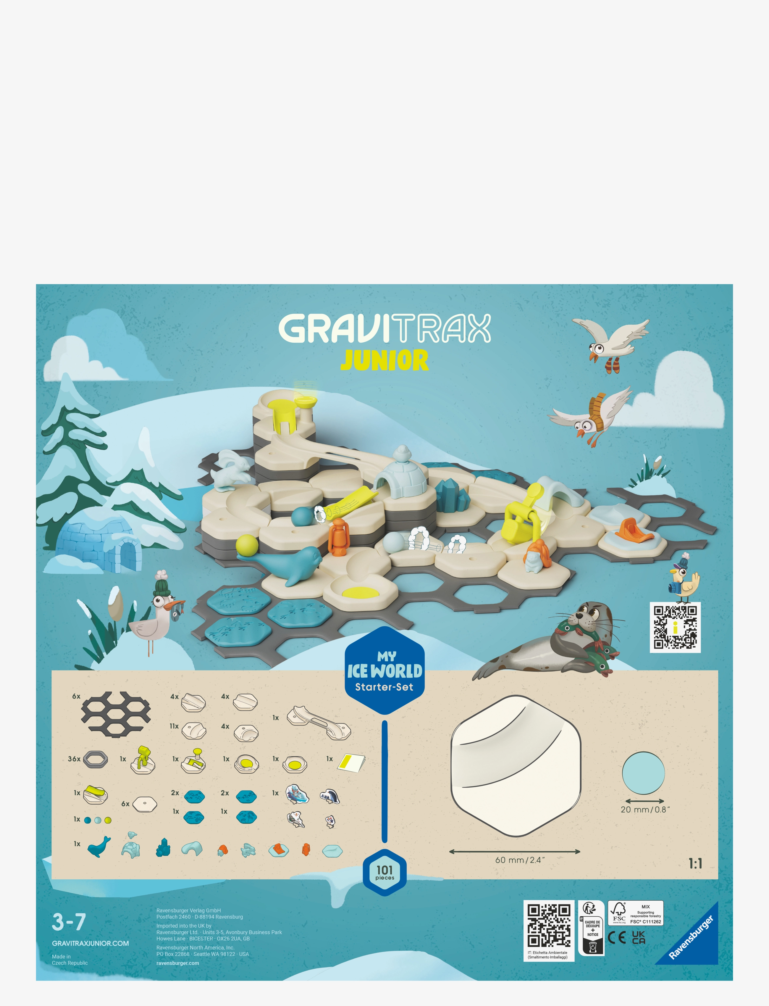 Ravensburger - GraviTrax Junior Starter-Set Ice - kulebane - multi coloured - 2