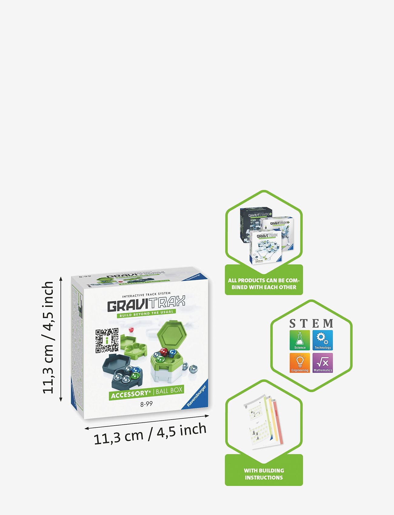 Ravensburger - GraviTrax Accessories Ball Box - kulbanor - multi coloured - 2