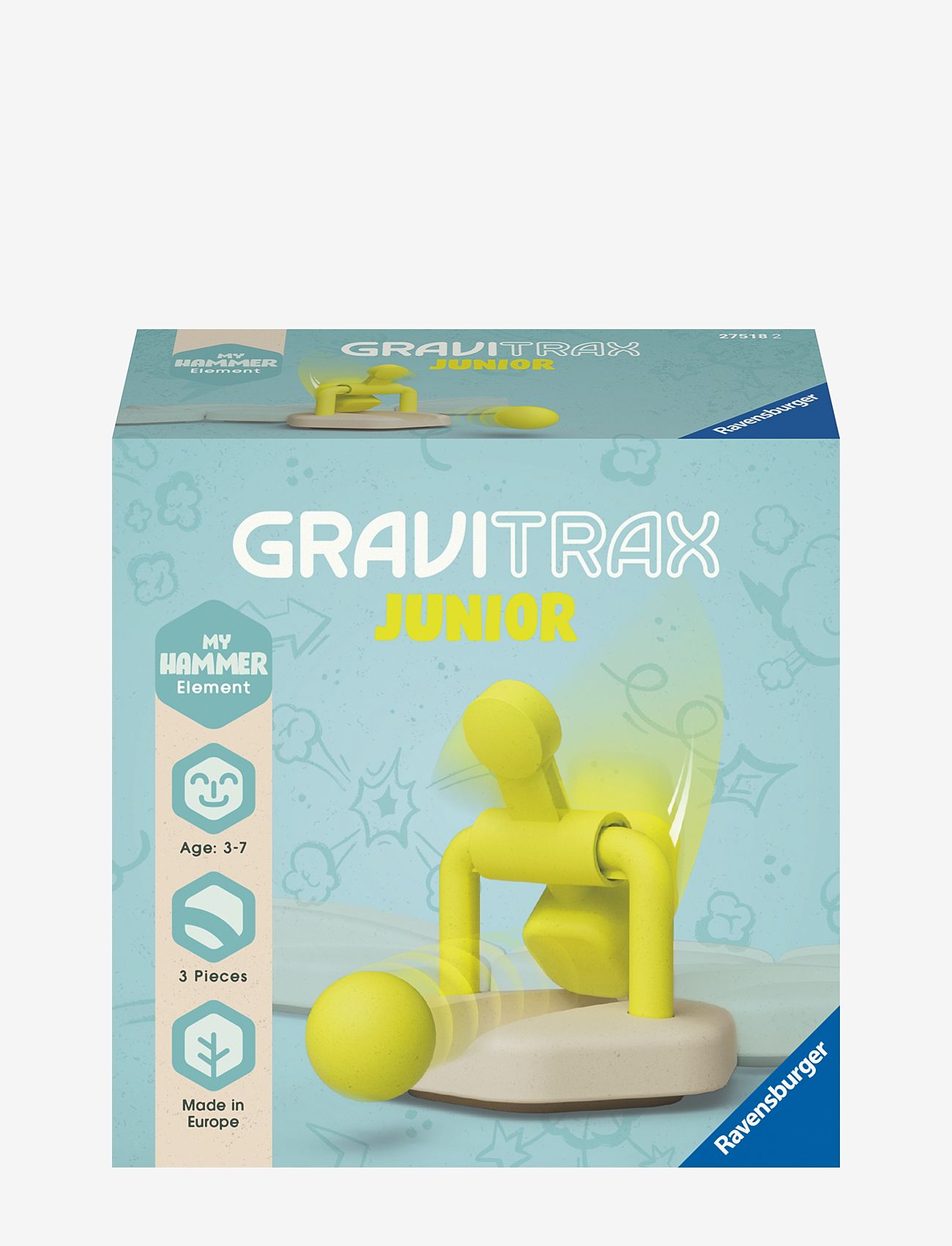 Ravensburger - GraviTrax Junior Element Hammer - julegaver under 300kr - multi coloured - 0
