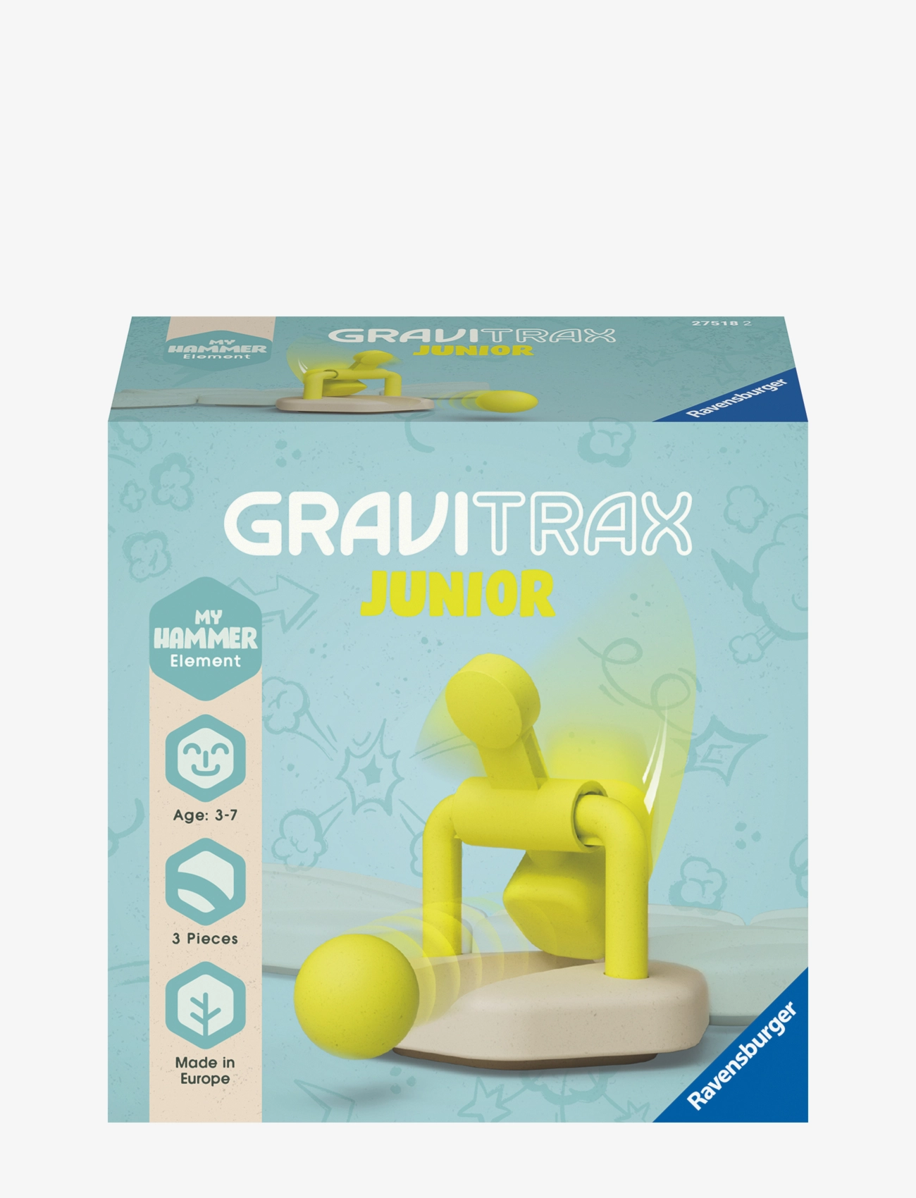 Ravensburger GraviTrax Junior Element Hammer - 4 for 3 - MULTI COLOURED / multi