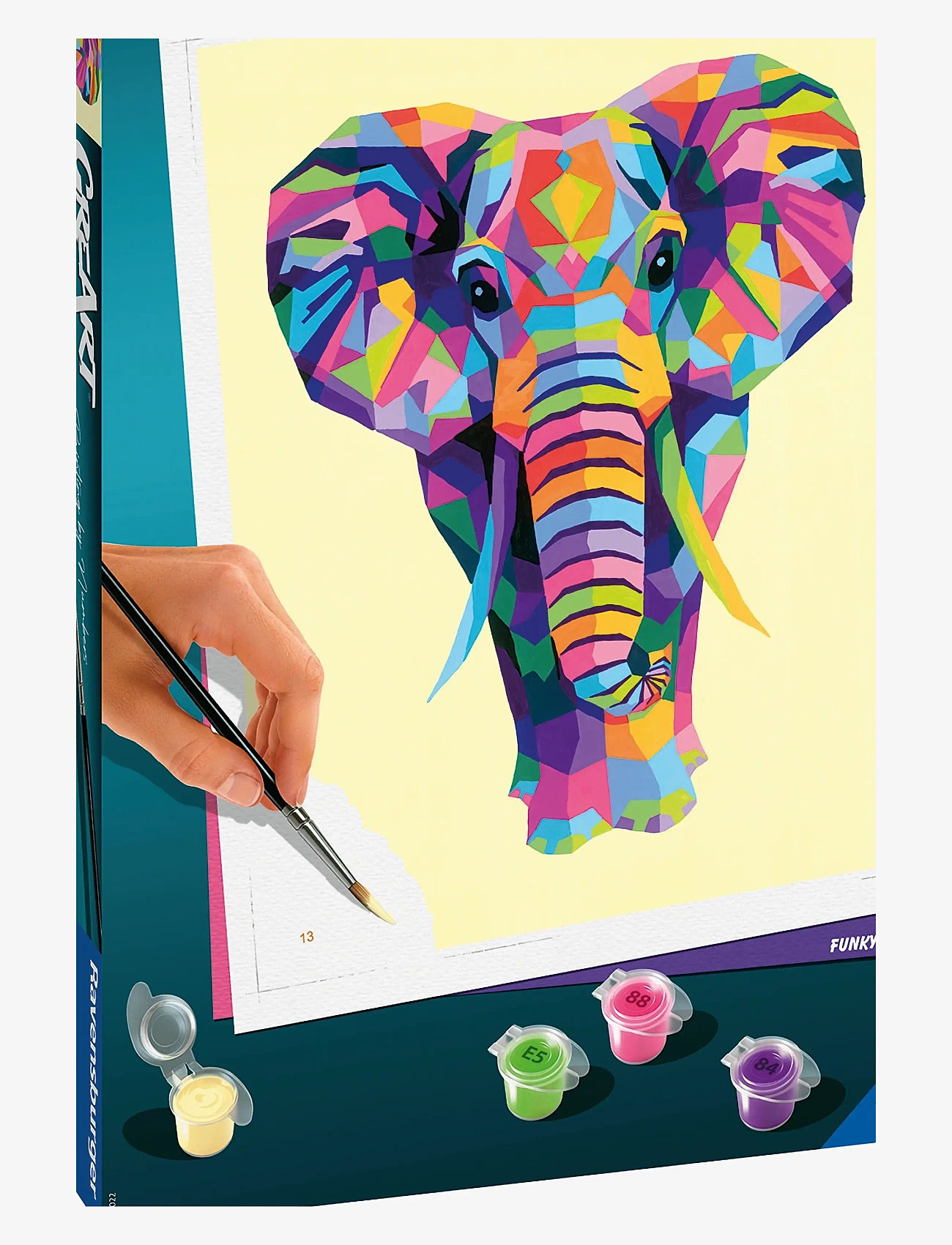 Ravensburger - CreArt Funky Elephant - pysselset - multi coloured - 1