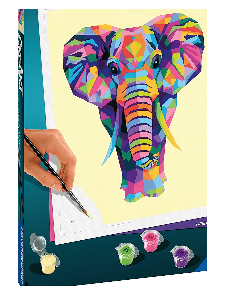 Ravensburger - CreArt Funky Elephant - föndursett - multi coloured - 1