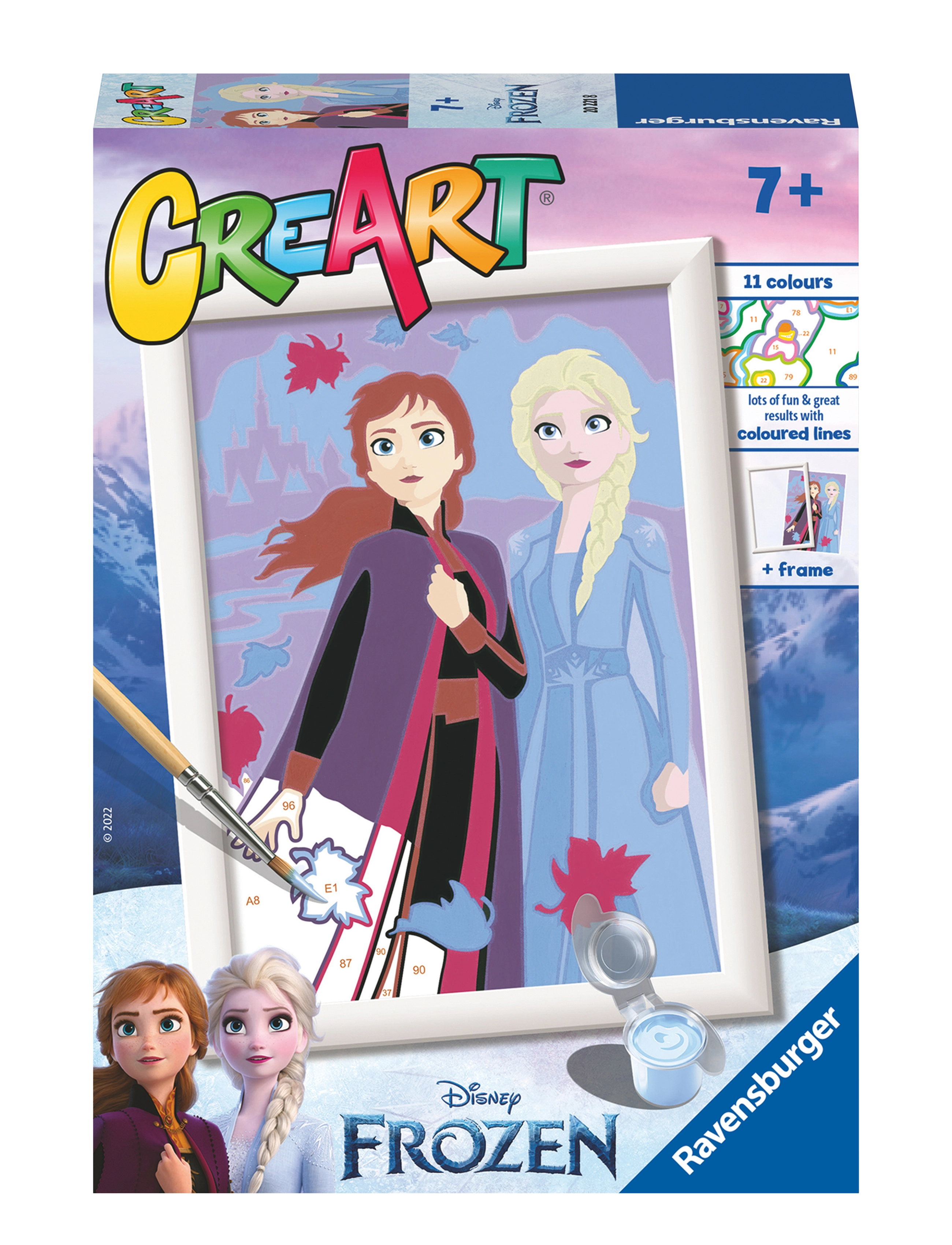Ravensburger Creart Sisters Forever, Børn, Craft Sæt, Multi/mønstret, Str: ONE SIZE