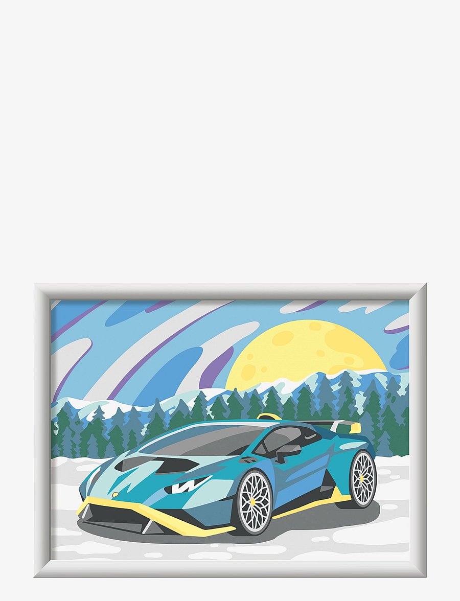 Ravensburger - CreArt Blue Lamborghini - rittavlor - multi coloured - 1