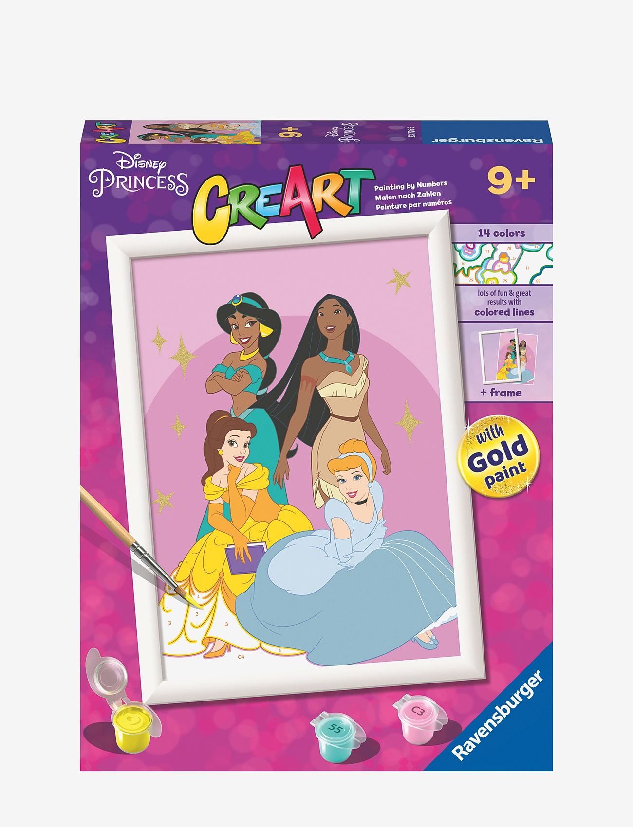 Ravensburger - CreArt Disney Princess - classic puzzles - multi coloured - 0