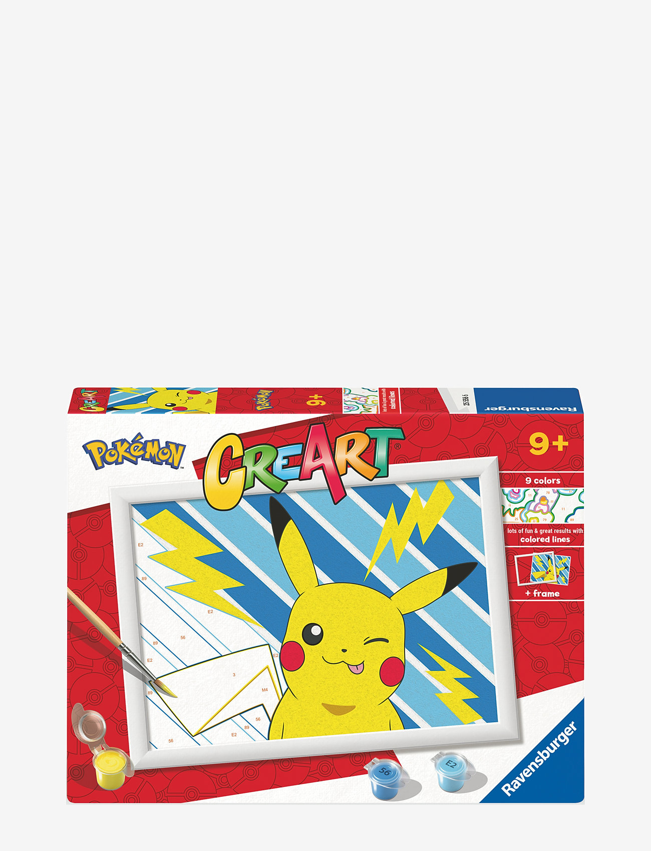 Ravensburger - CreArt Cheeky Pikachu D/F/I/EN/E/PT - föndursett - multi coloured - 3