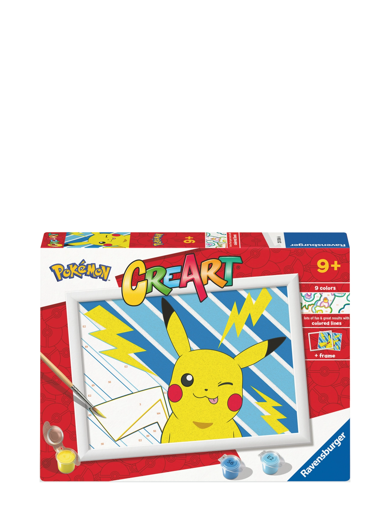 Ravensburger - CreArt Cheeky Pikachu D/F/I/EN/E/PT - hobbyartikler - multi coloured - 3