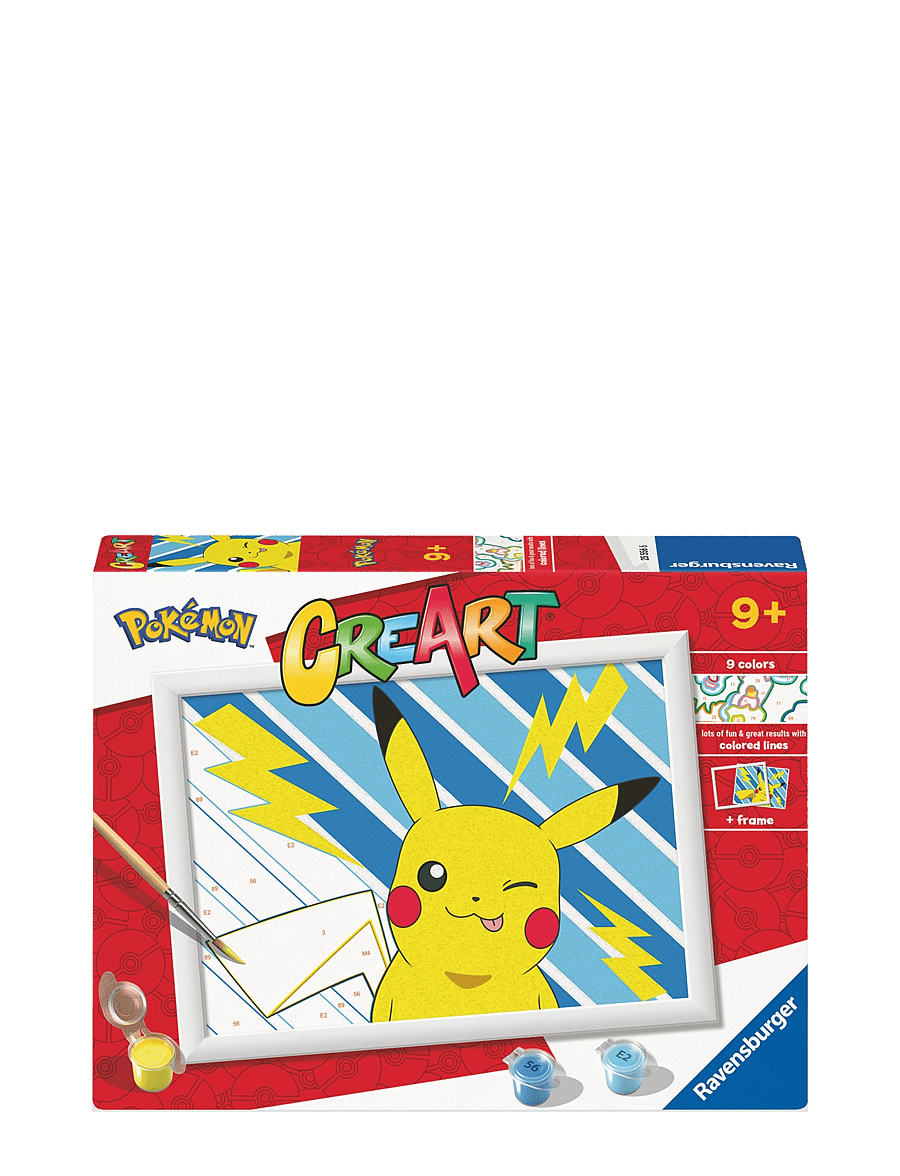 Ravensburger - CreArt Cheeky Pikachu D/F/I/EN/E/PT - föndursett - multi coloured - 3