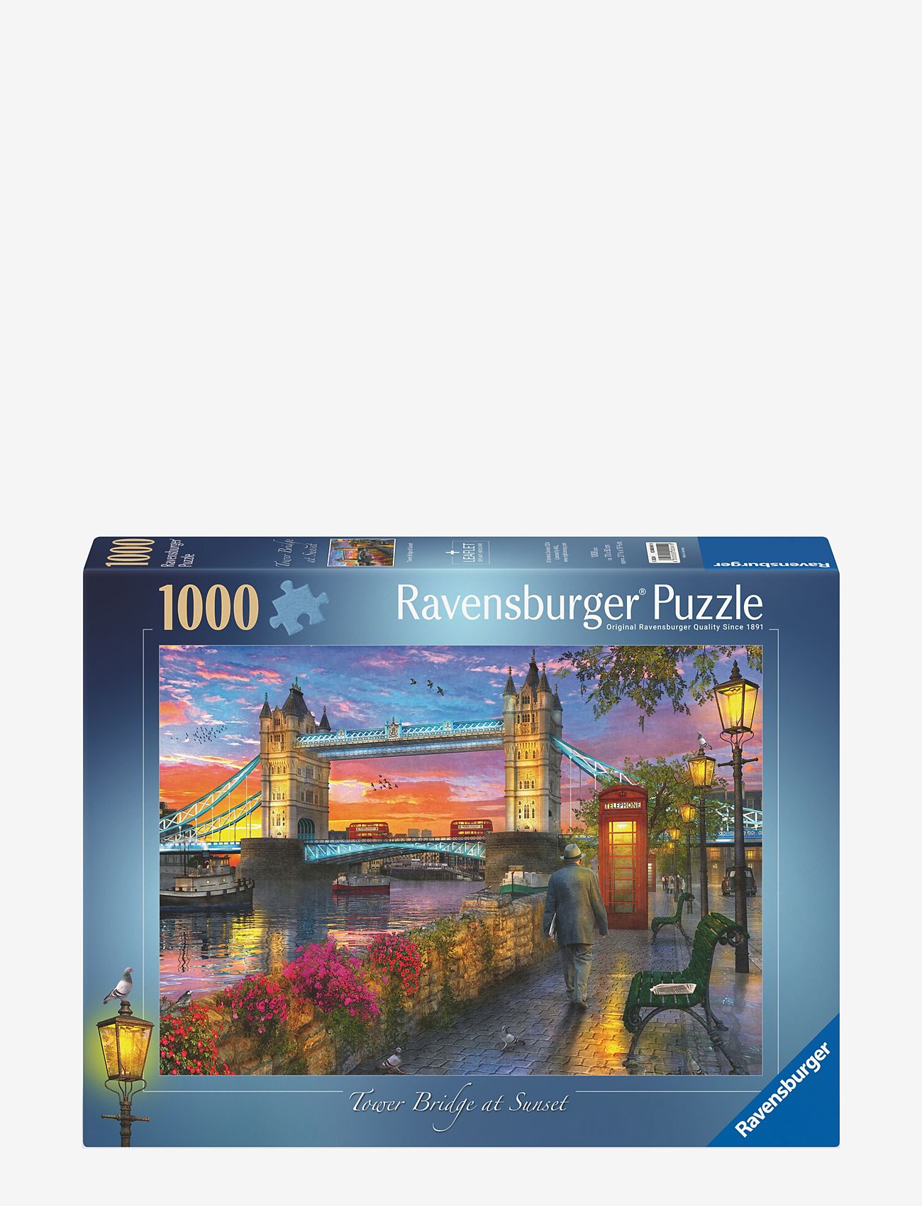 Ravensburger - Tower Bridge At Sunset 1000p - classic puzzles - multi coloured - 0