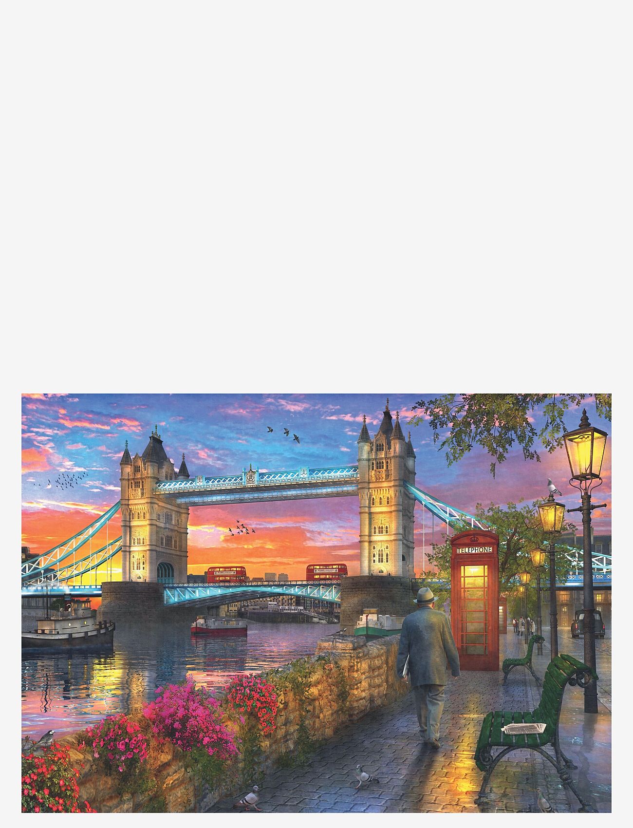 Ravensburger - Tower Bridge At Sunset 1000p - classic puzzles - multi coloured - 1