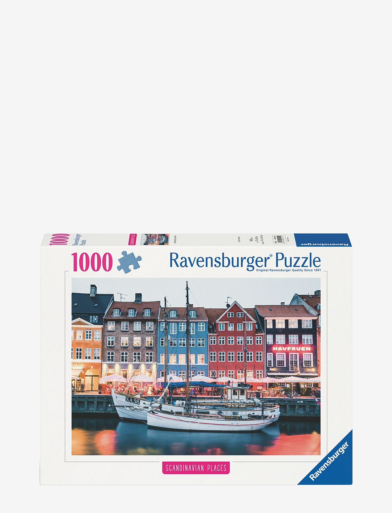 Ravensburger - Scandinavian Copenhagen Denmark 1000p - klassiske puslespil - multi coloured - 0