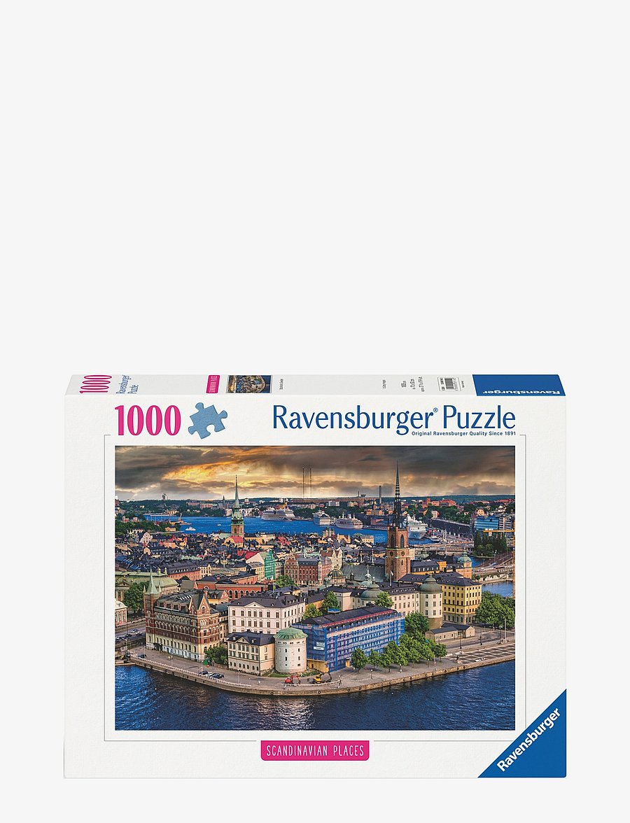 Ravensburger - Scandinavian Stockholm Sweden 1000p - klassísk púsl - multi coloured - 0