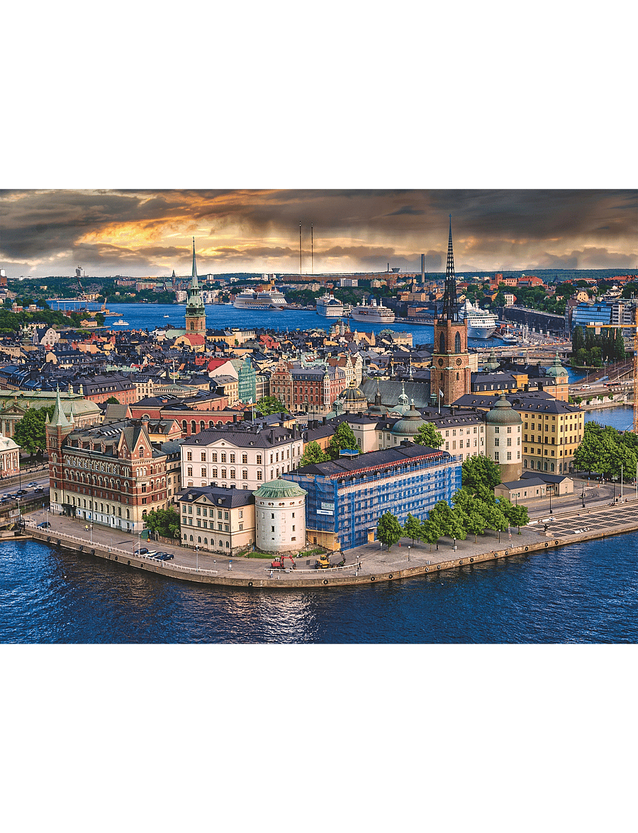 Ravensburger - Scandinavian Stockholm Sweden 1000p - klassísk púsl - multi coloured - 1