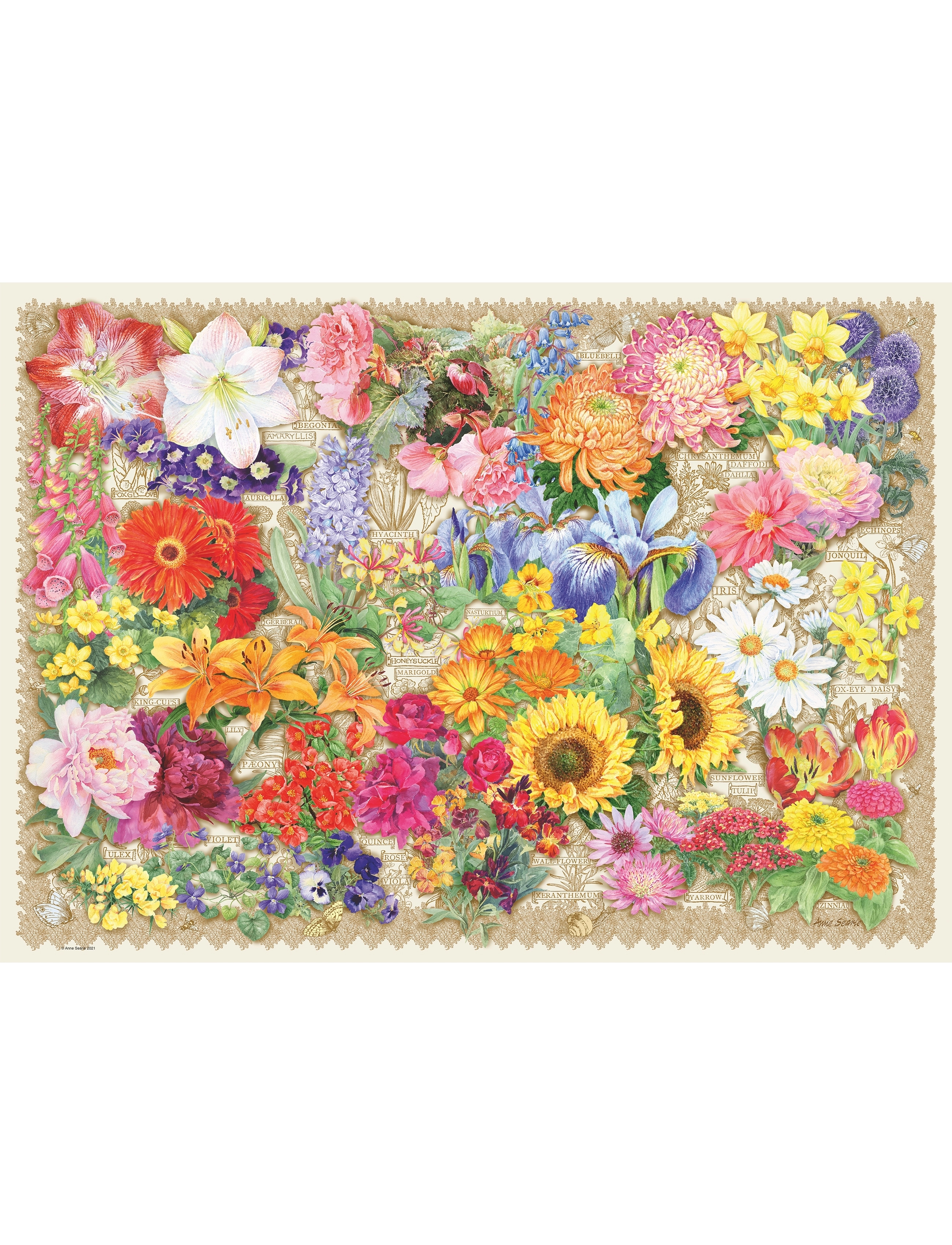Ravensburger - Vakre blomster 1000p - multi coloured - 1