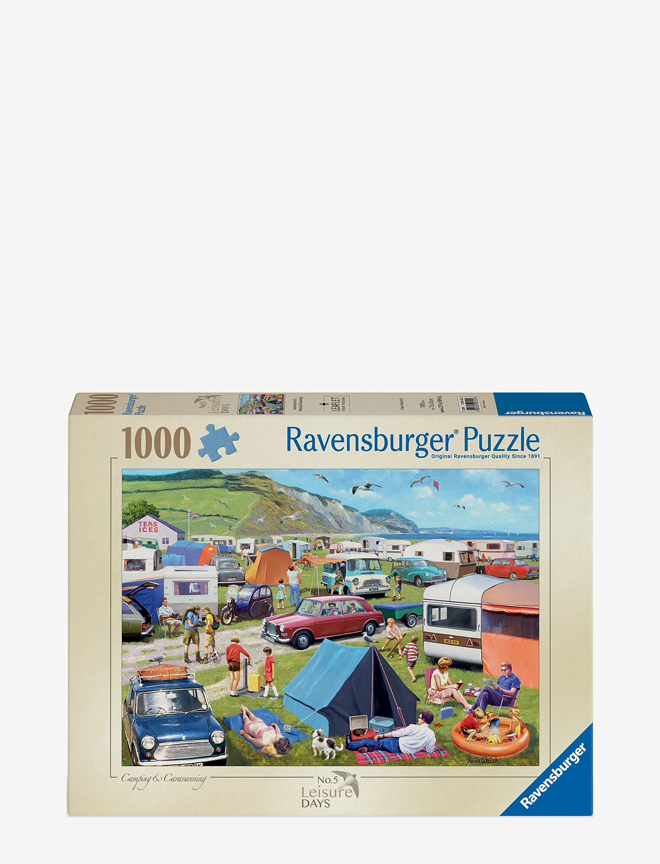 Ravensburger - Camping & Caravanning 1000p - klassiske puslespil - multi coloured - 0