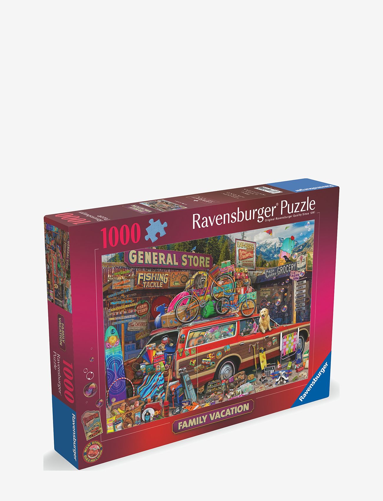 Ravensburger - Family Vacation 1000p - klassiska pussel - multi coloured - 0