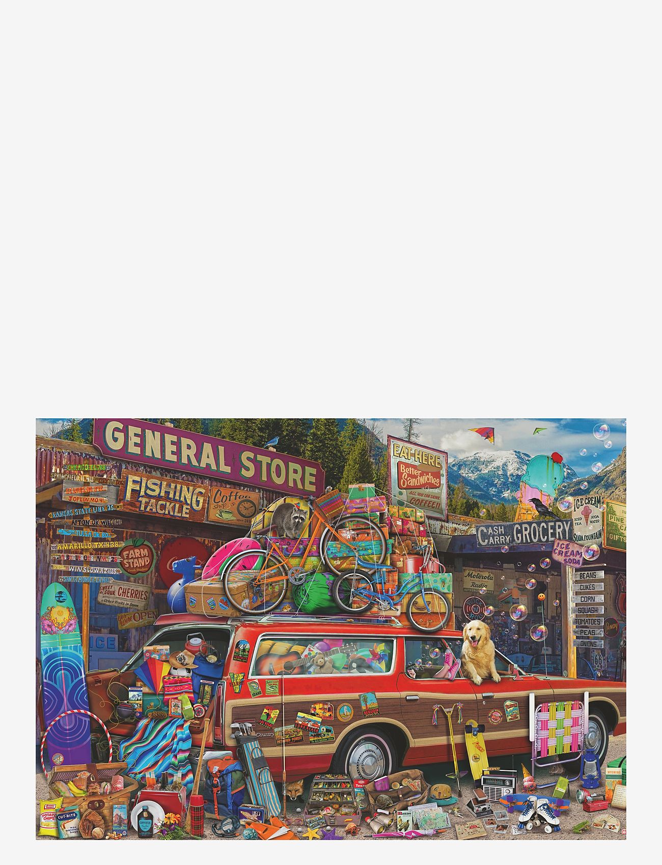 Ravensburger - Family Vacation 1000p - klassiska pussel - multi coloured - 1