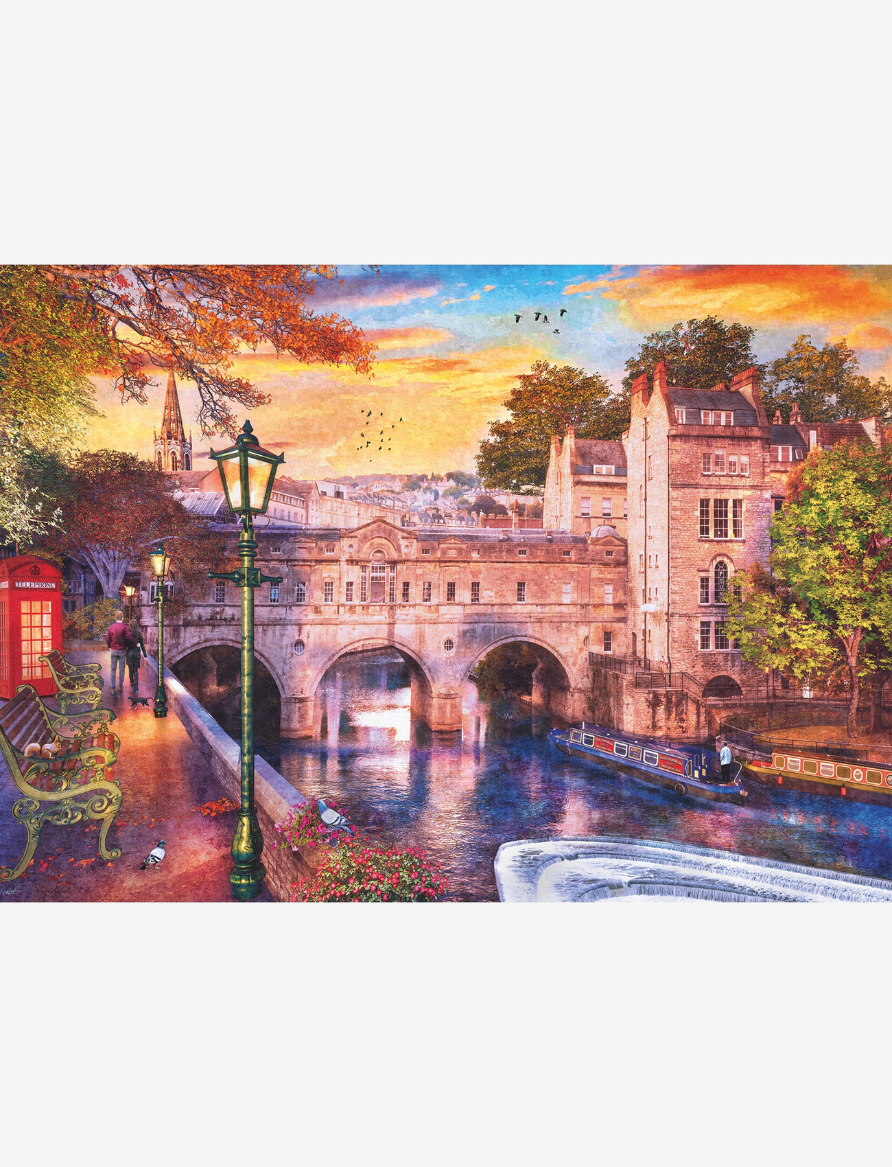 Ravensburger - Bath Romance 1000p - klassiske puslespil - multi coloured - 1