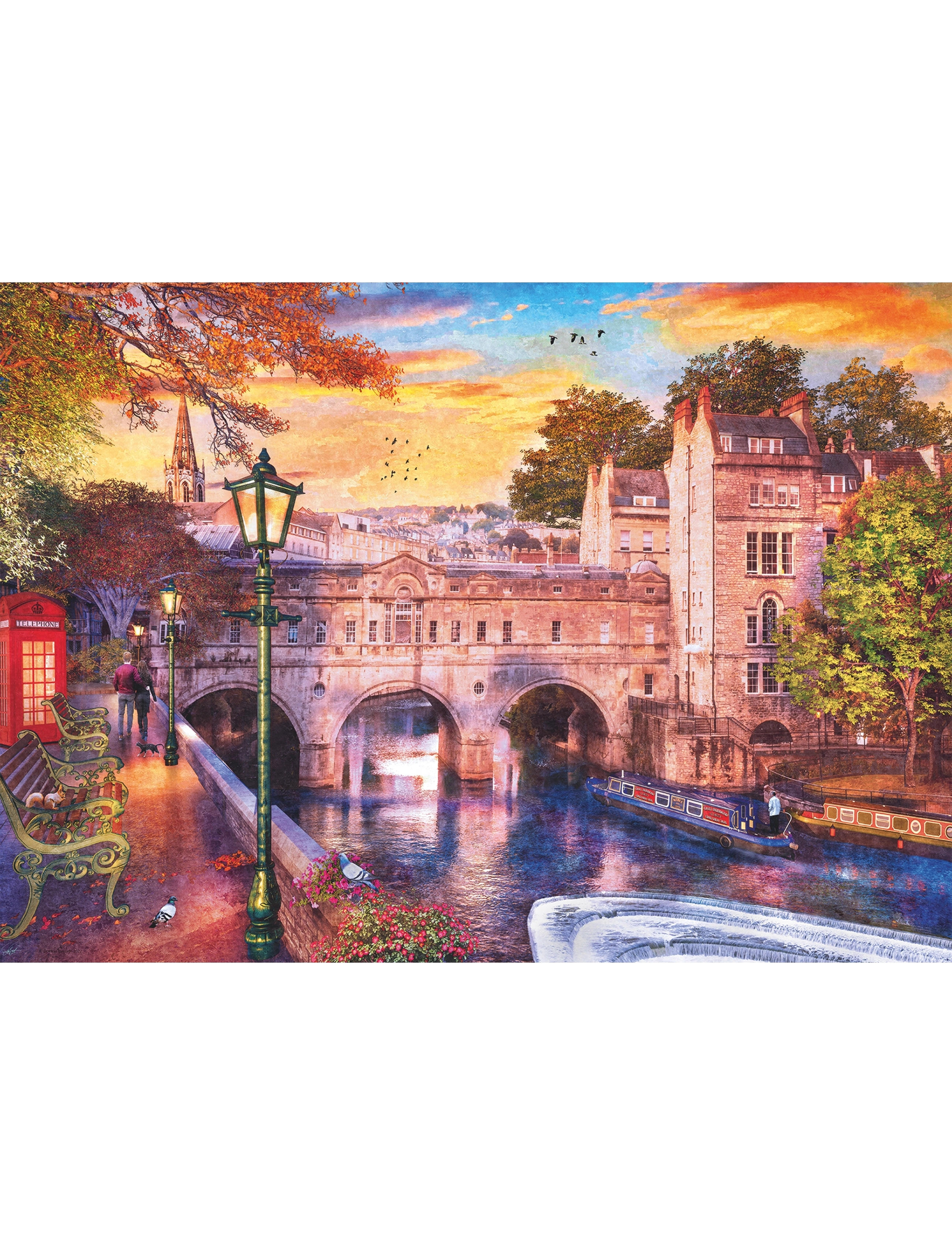 Ravensburger - Bath Romance 1000p - klassiset palapelit - multi coloured - 1