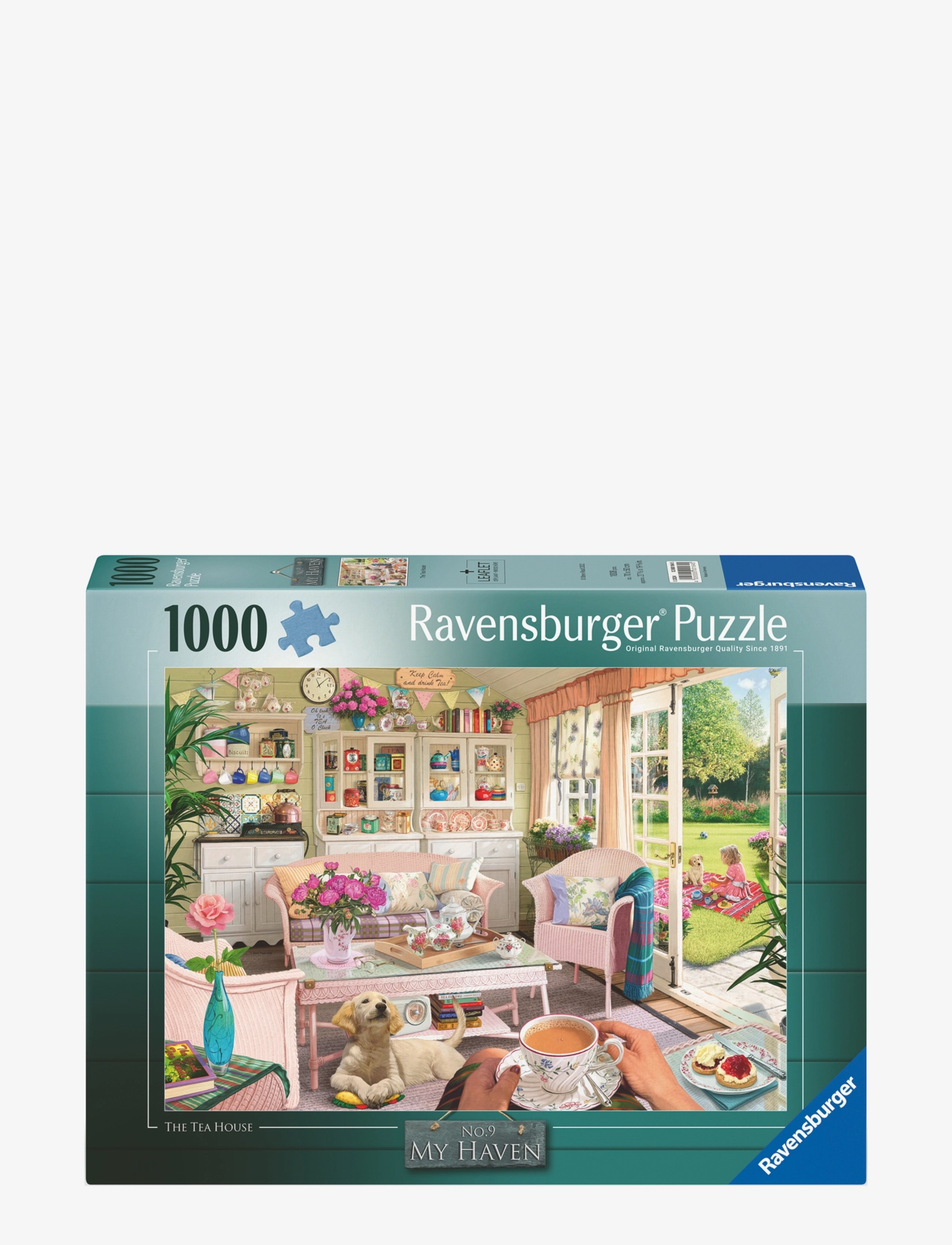 Ravensburger The Tea Shed 1000P, Børn, Classic Puslespil, Multi/mønstret, Str: ONE SIZE