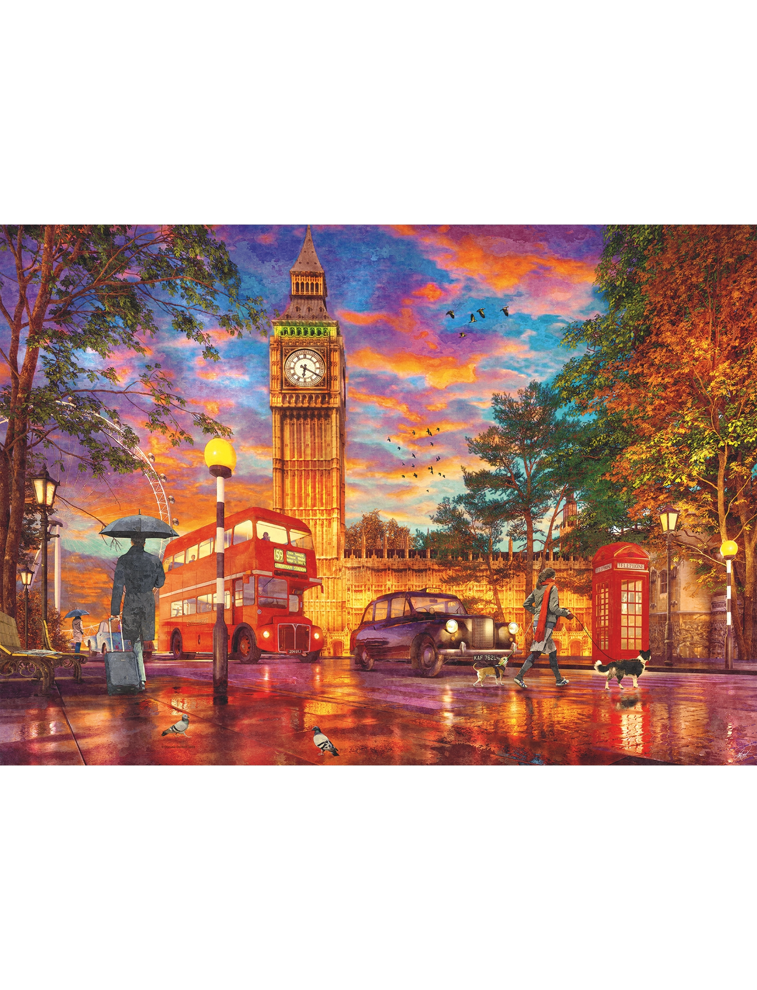 Ravensburger - Sunset At Parliament Square 1000p - klassiska pussel - multi coloured - 1